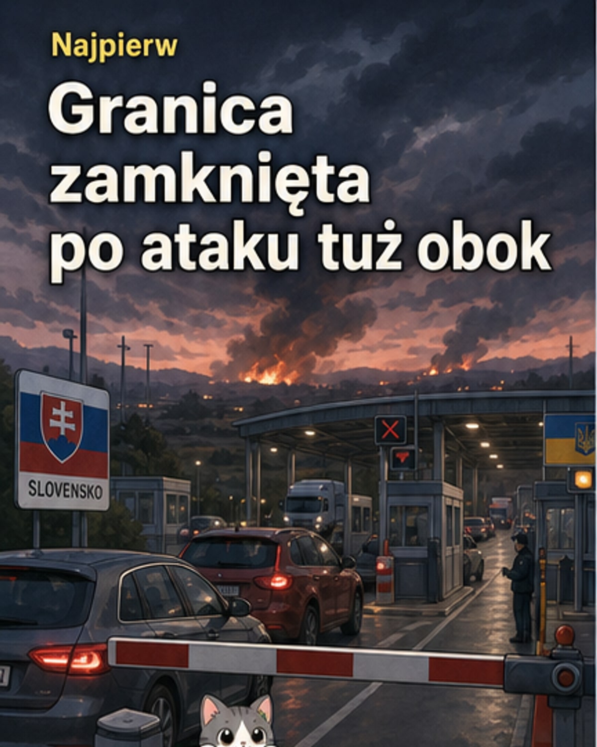 Słowacja zamknęła granicę z Ukrainą