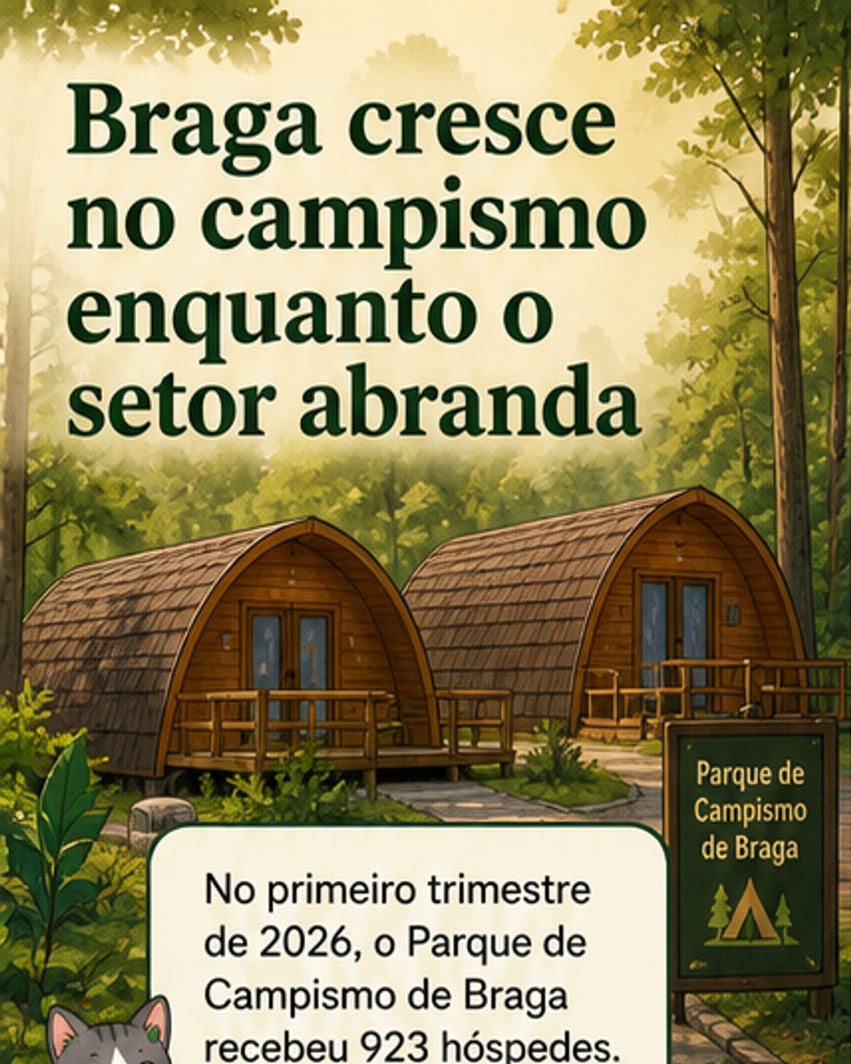 Braga abre 2026 com forte procura no campismo