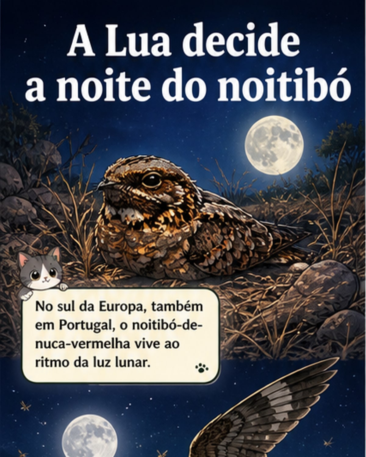 Ave em Portugal vive sob o ritmo da Lua