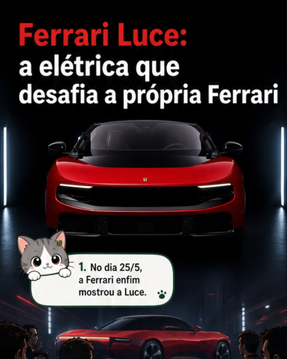 Ferrari revela Luce, seu primeiro elétrico