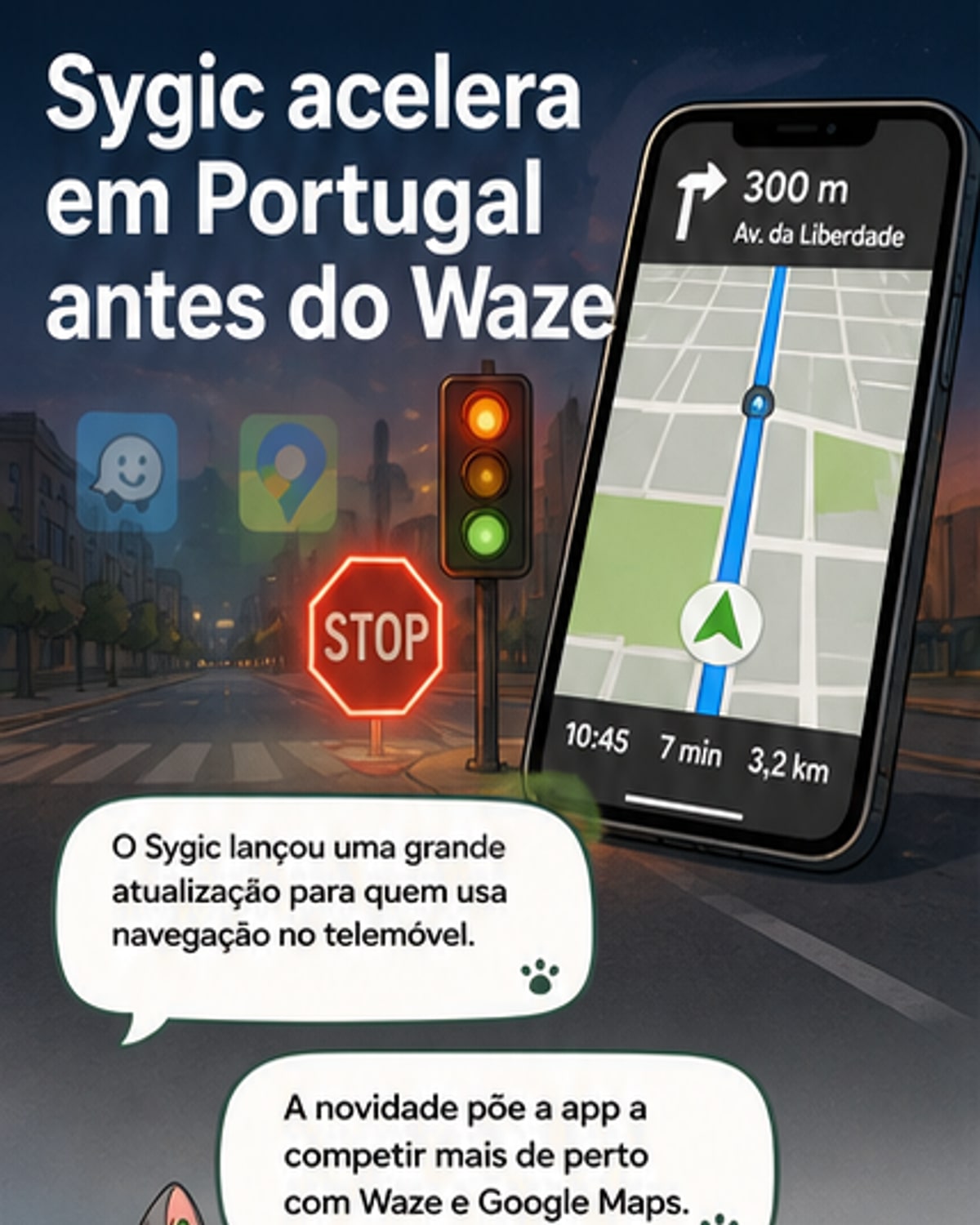 Sygic lança alertas de semáforos em Portugal
