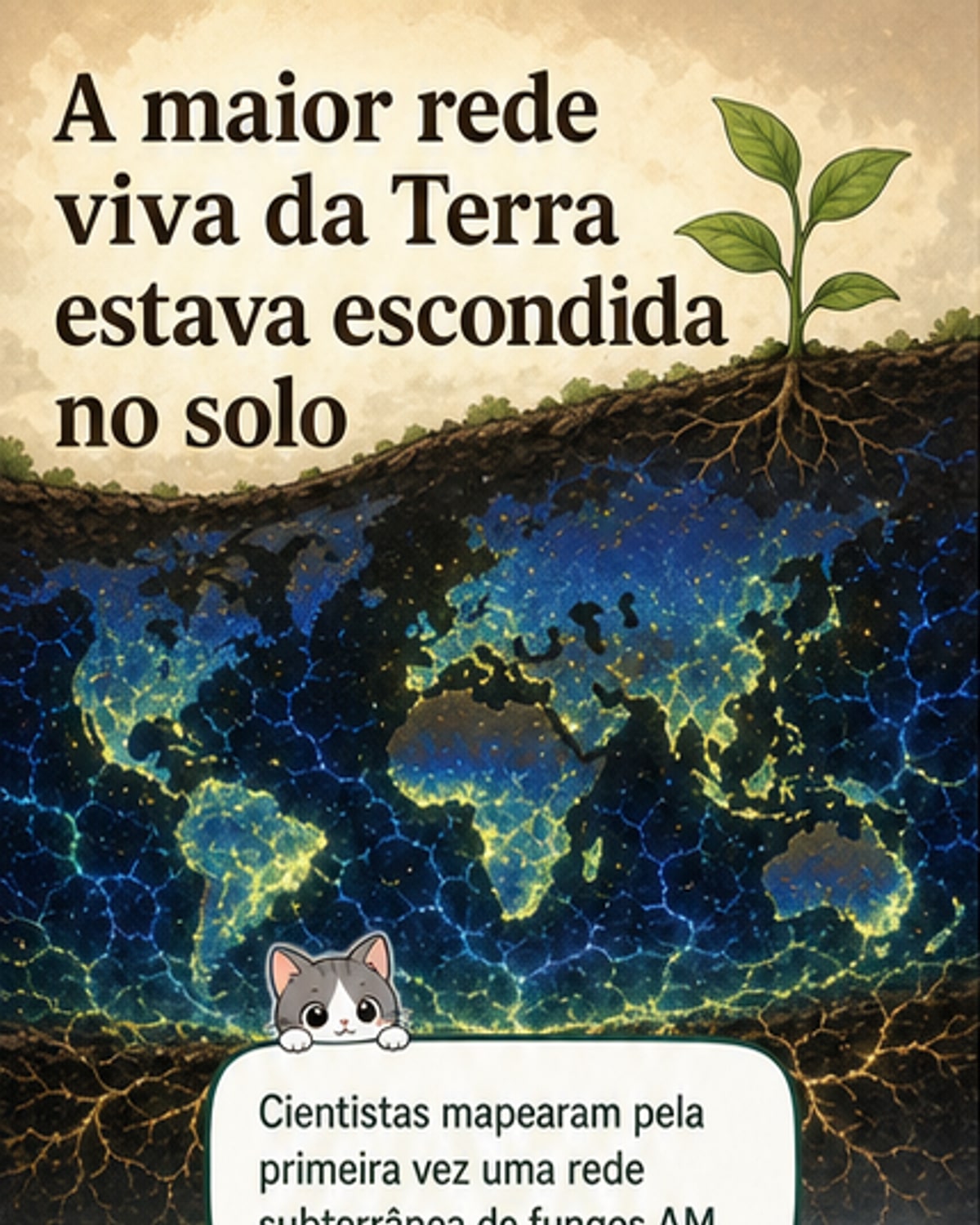 A maior rede viva do planeta está sob nossos pés
