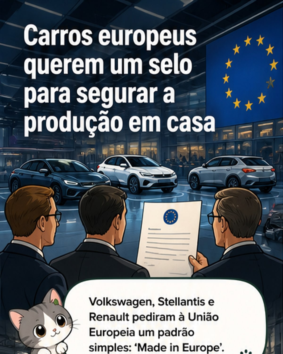 Três gigantes pedem proteção industrial