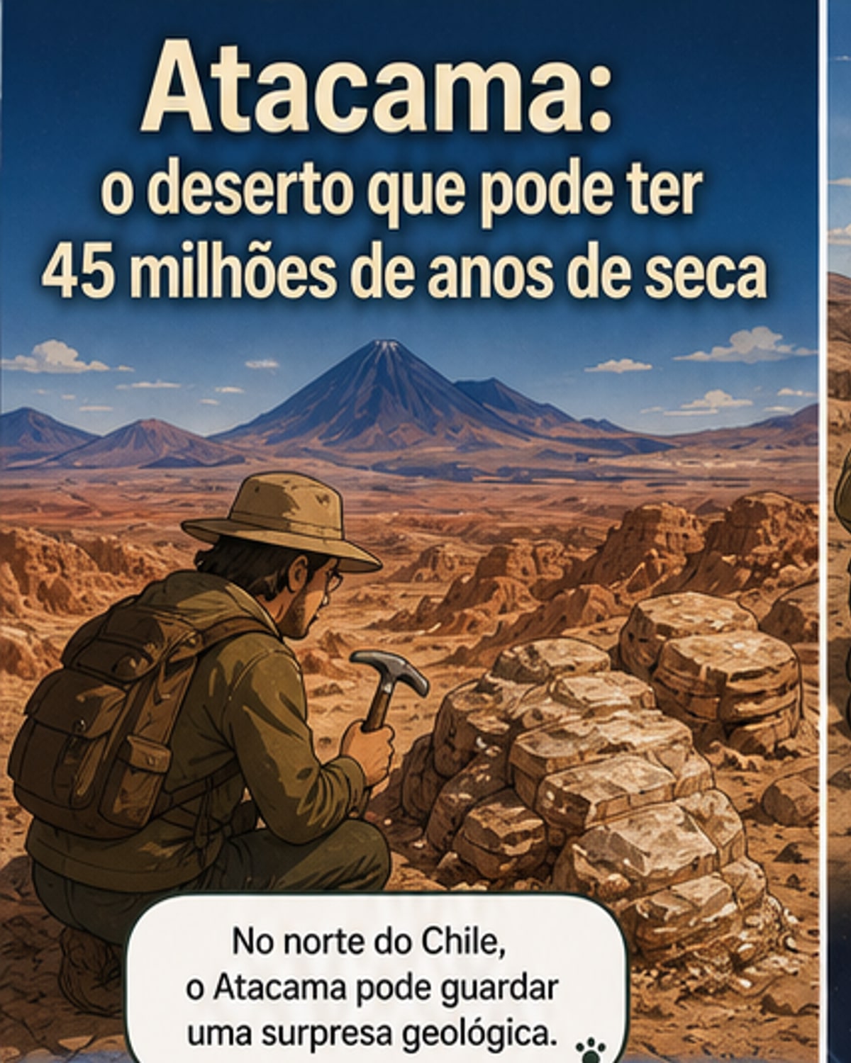 Atacama pode ter 45 milhões de anos