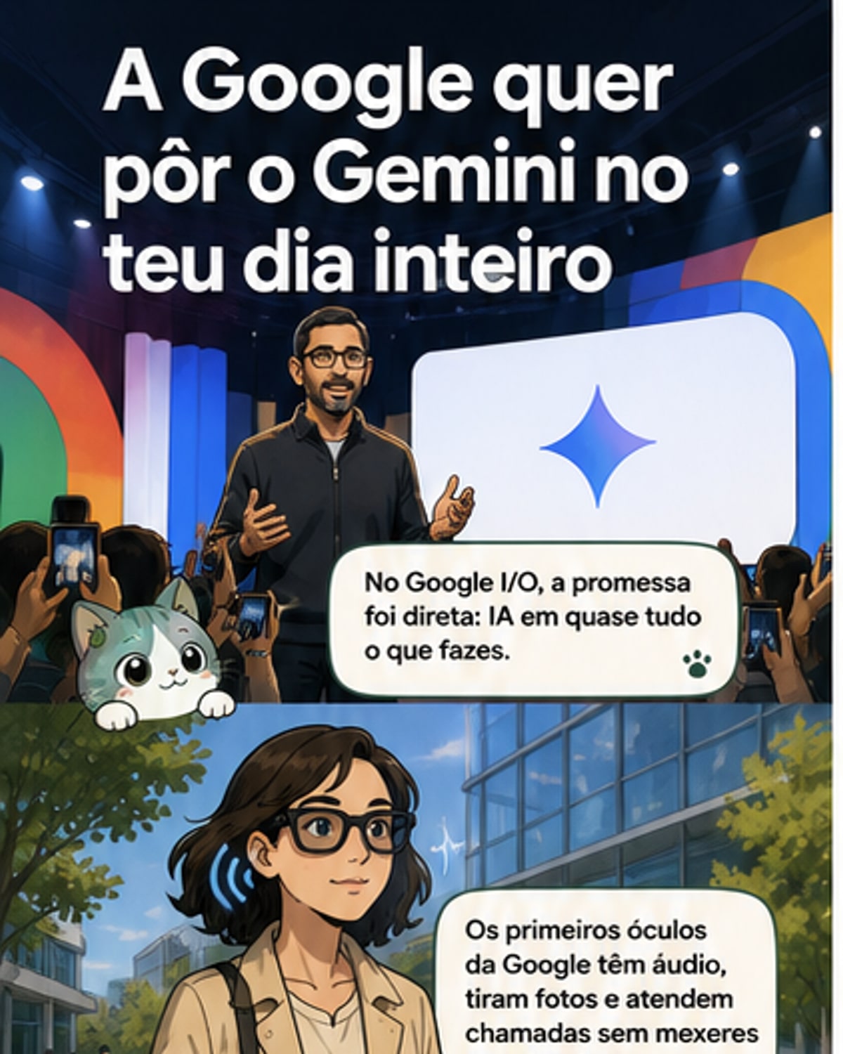 Google põe IA em tudo