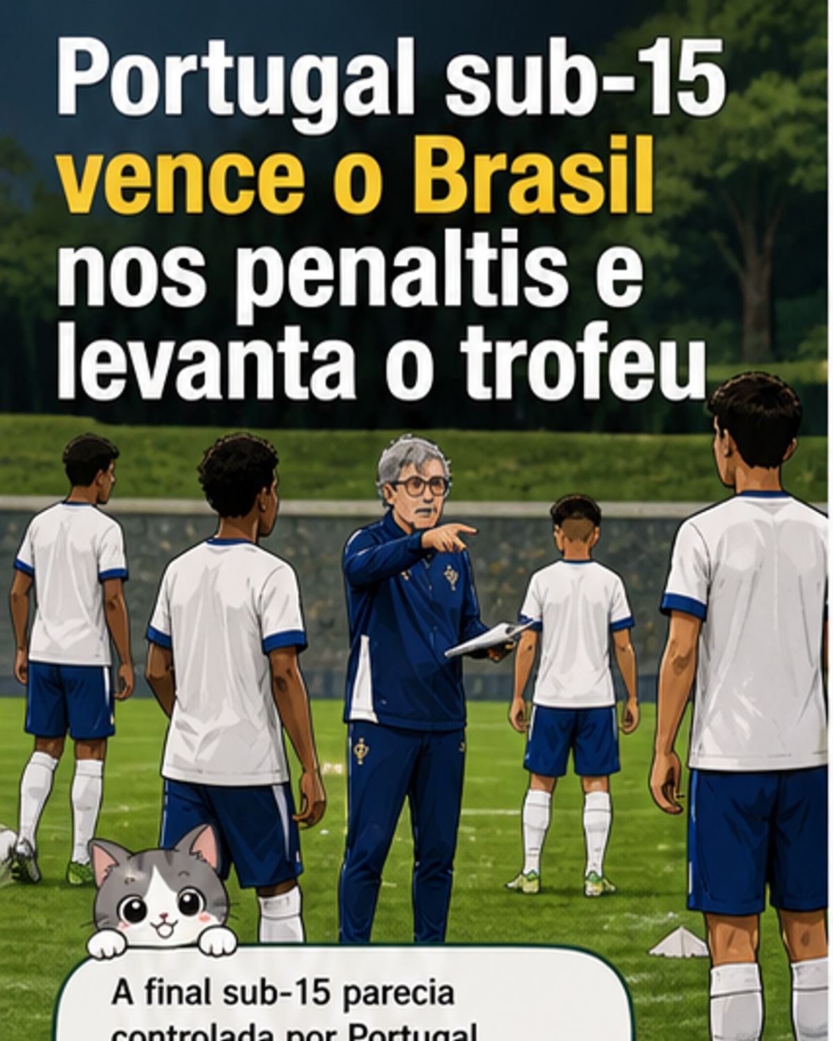 Portugal vence Brasil nos penáltis e é campeão