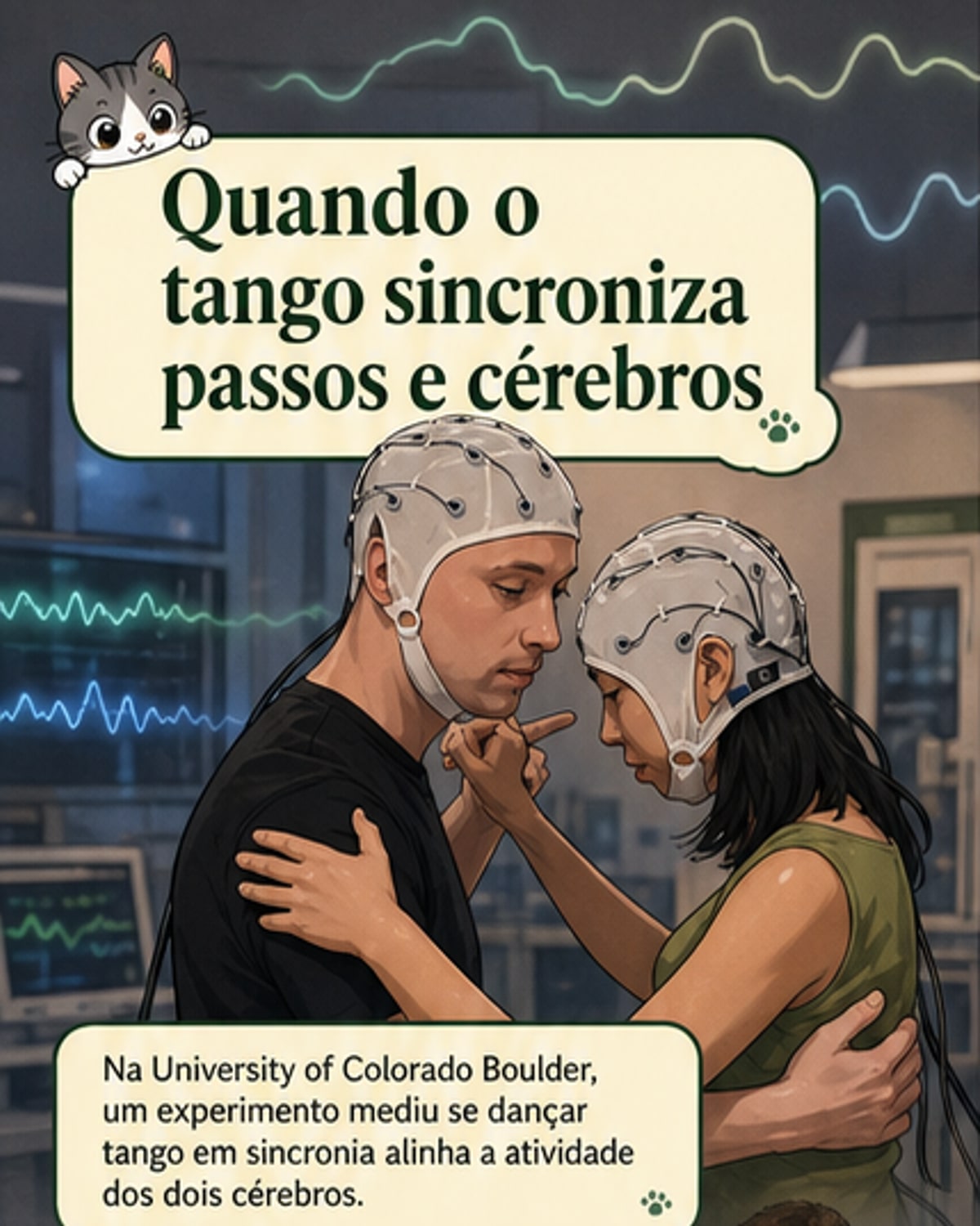 Cérebros de dançarinos se sincronizam em tempo real
