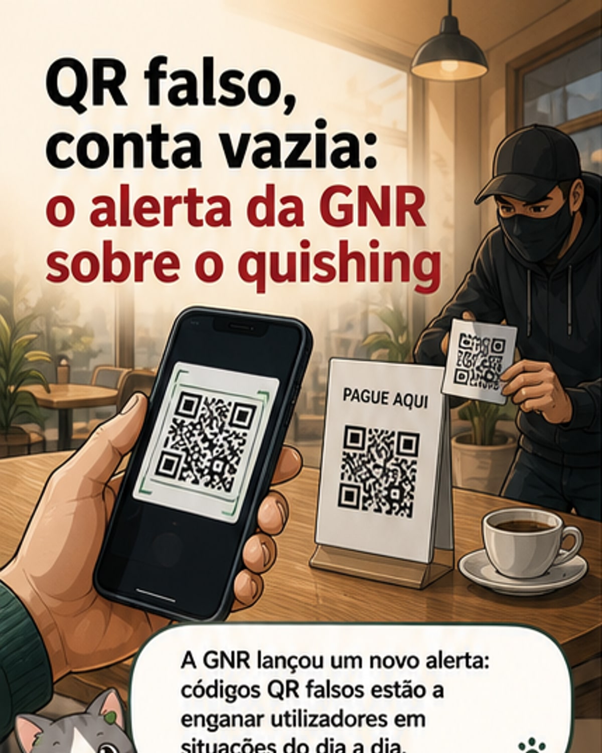 Cuidado com o QR code: pode perder tudo