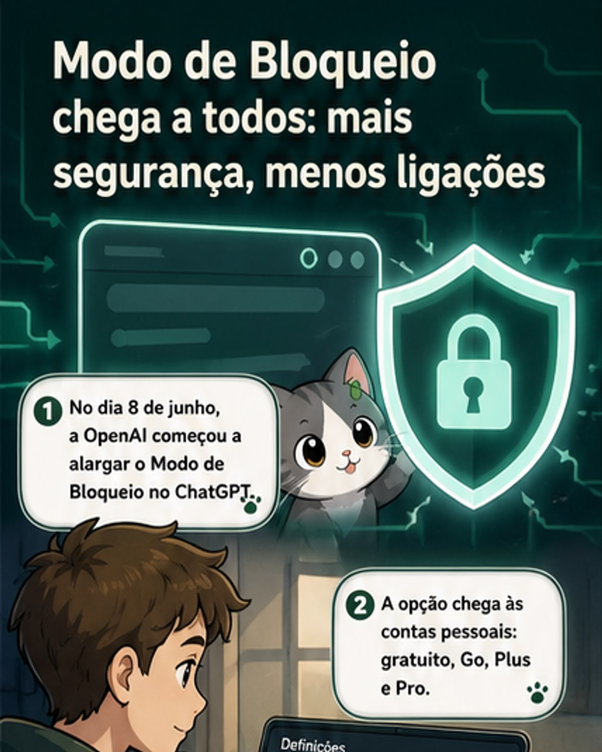 Modo de Bloqueio chega ao ChatGPT
