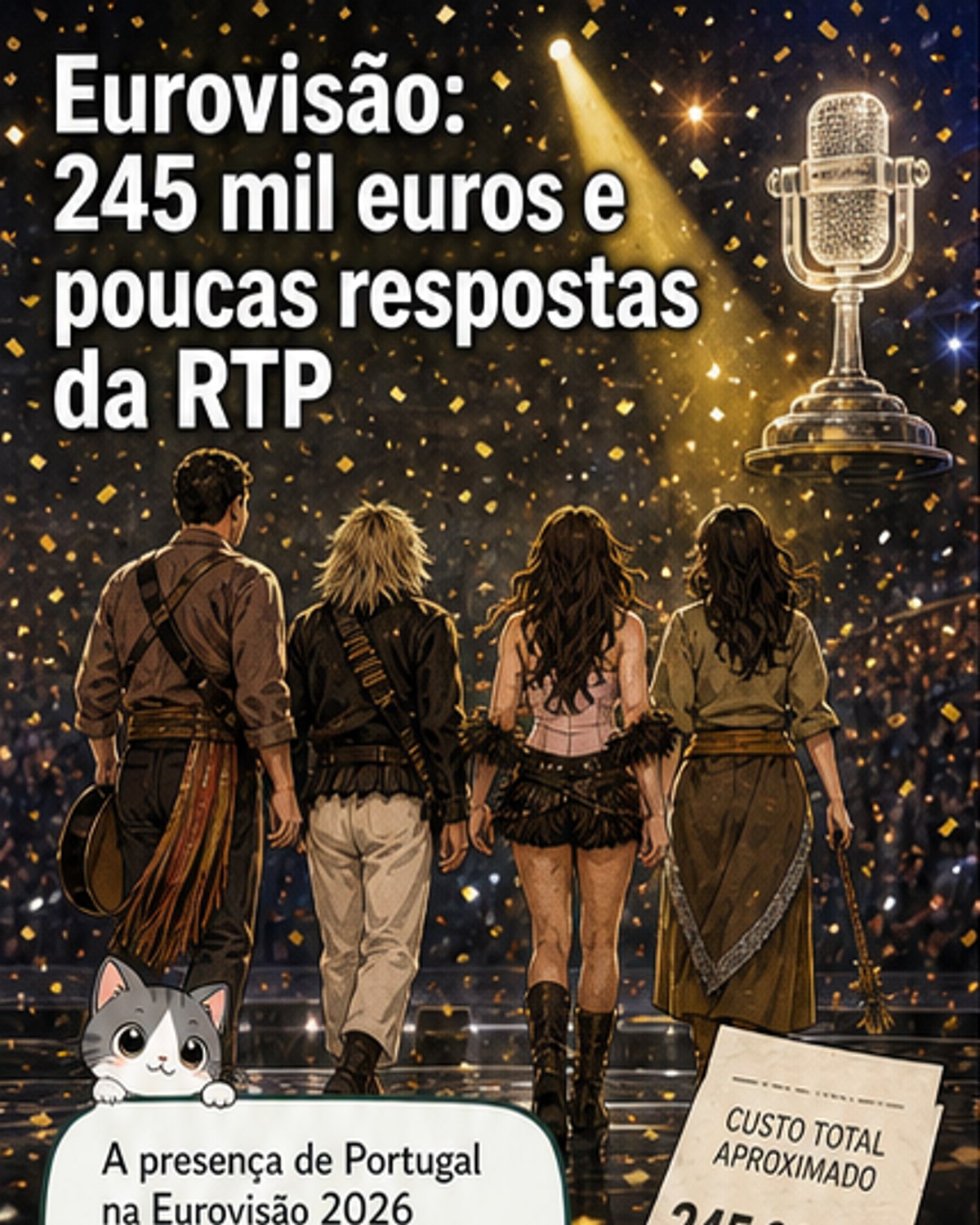 Portugal na Eurovisão custou 245 mil €
