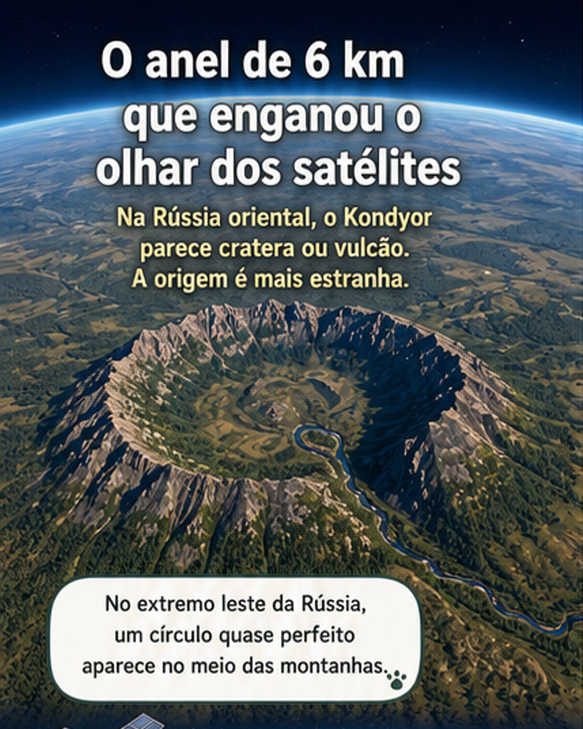 Um anel perfeito na Rússia que desafia a lógica