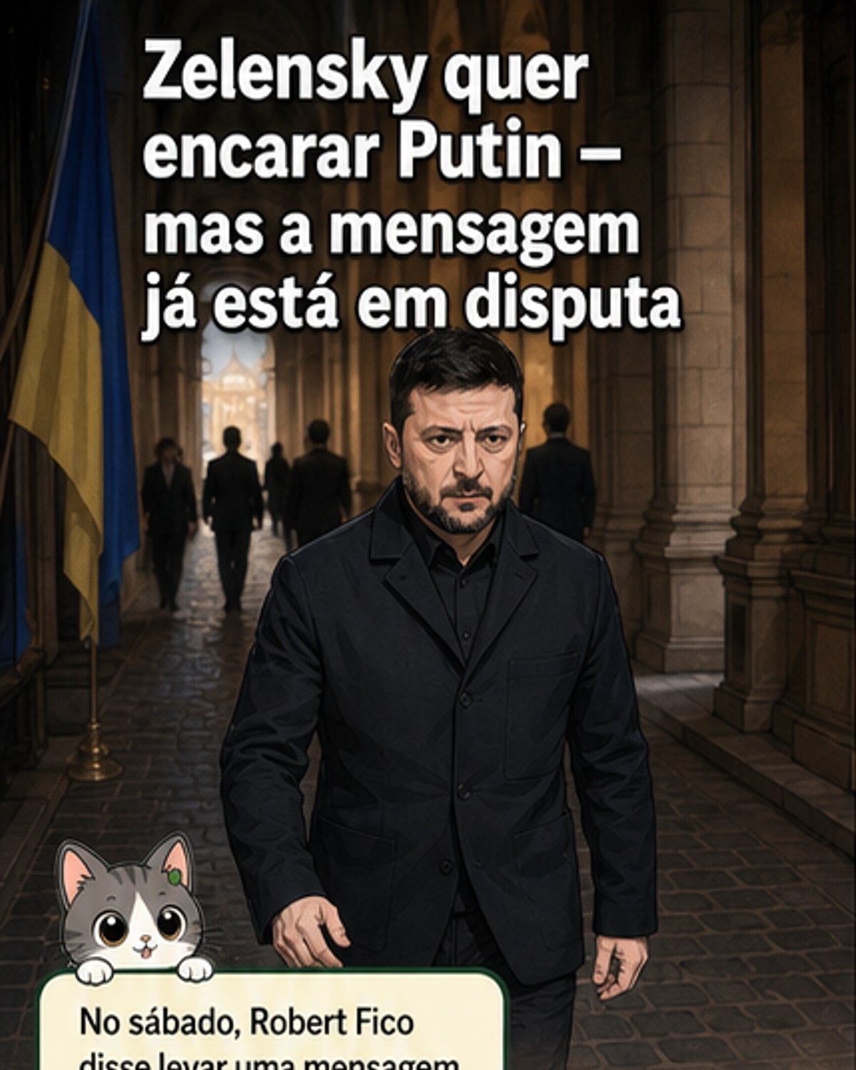 Zelensky aberto a reunião com Putin