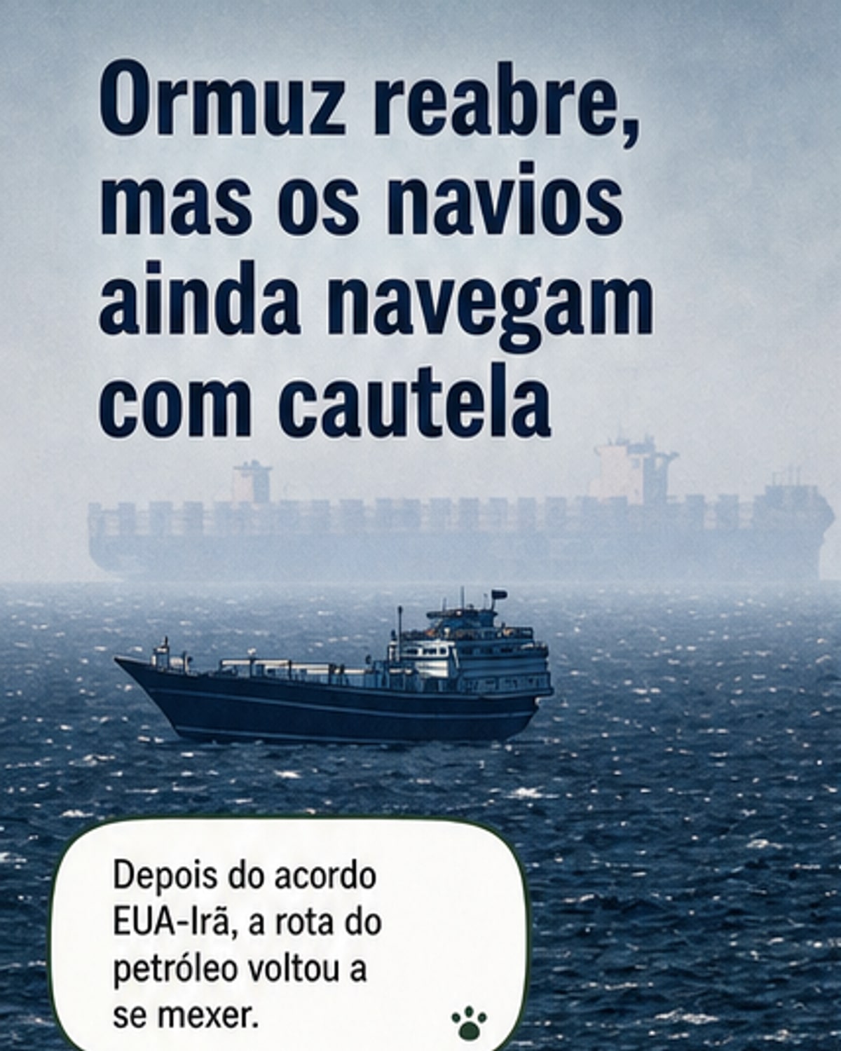 Navios retomam trânsito por Ormuz