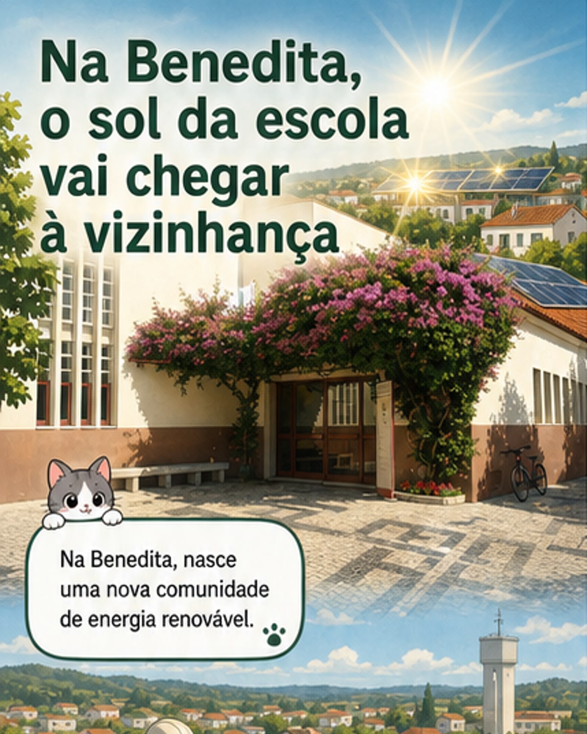 Nova comunidade solar na Benedita