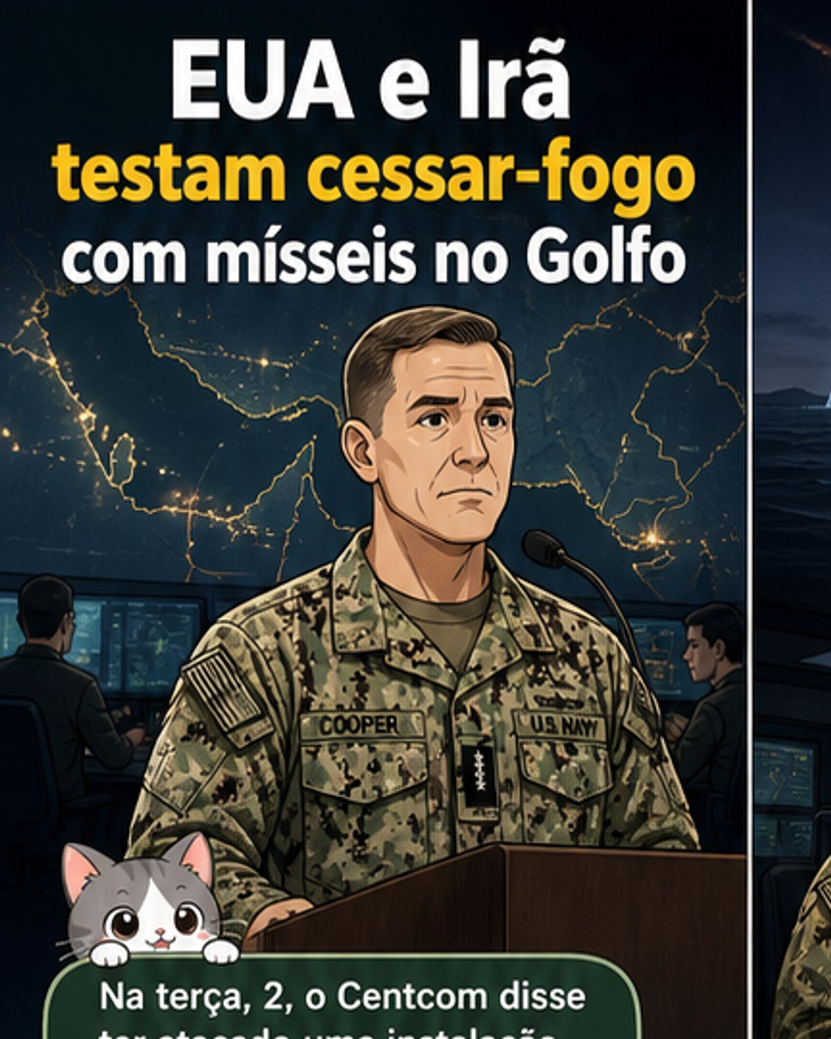 EUA e Irã trocam novos ataques no Golfo