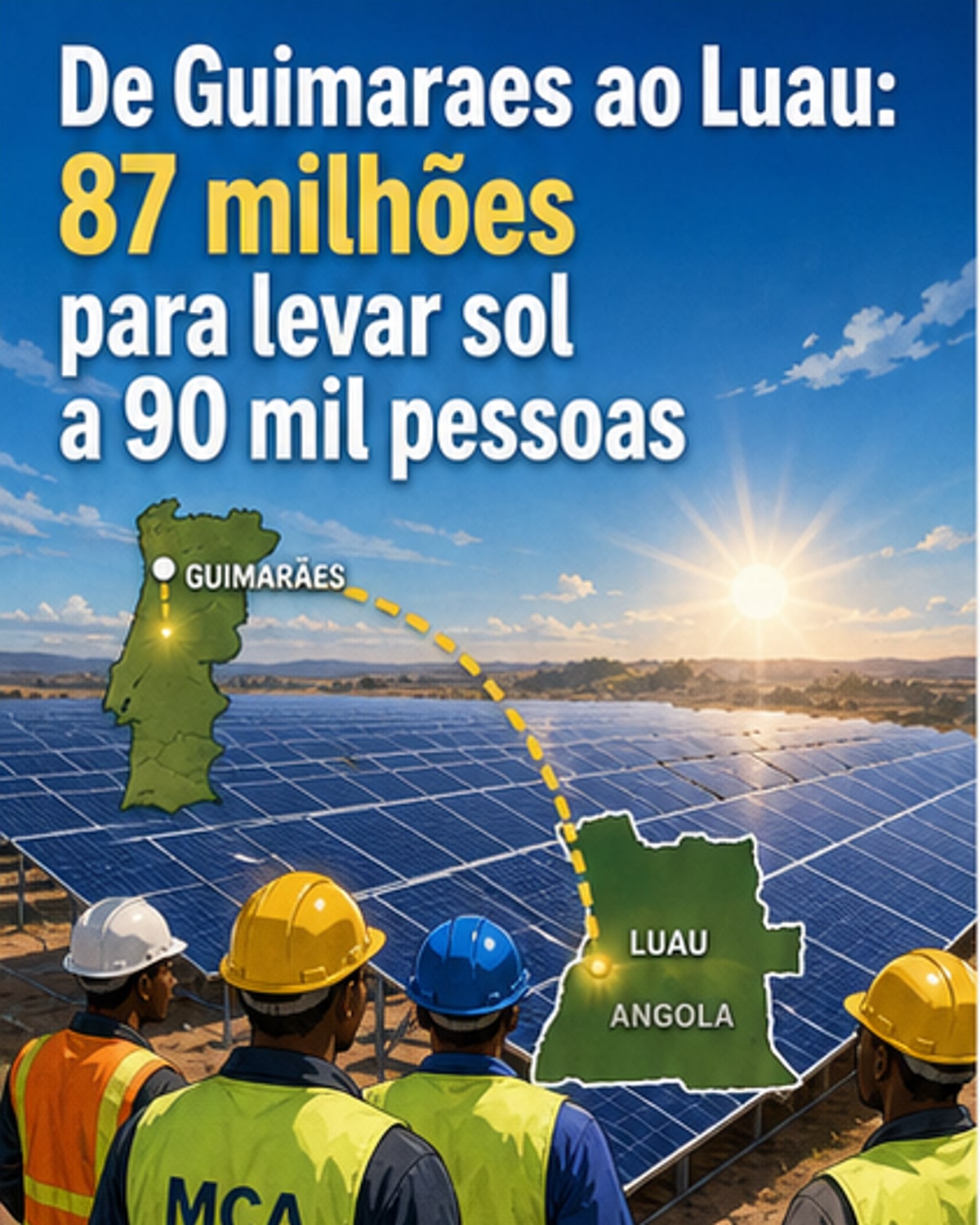 Maior parque solar off-grid de África entra em funcionamento