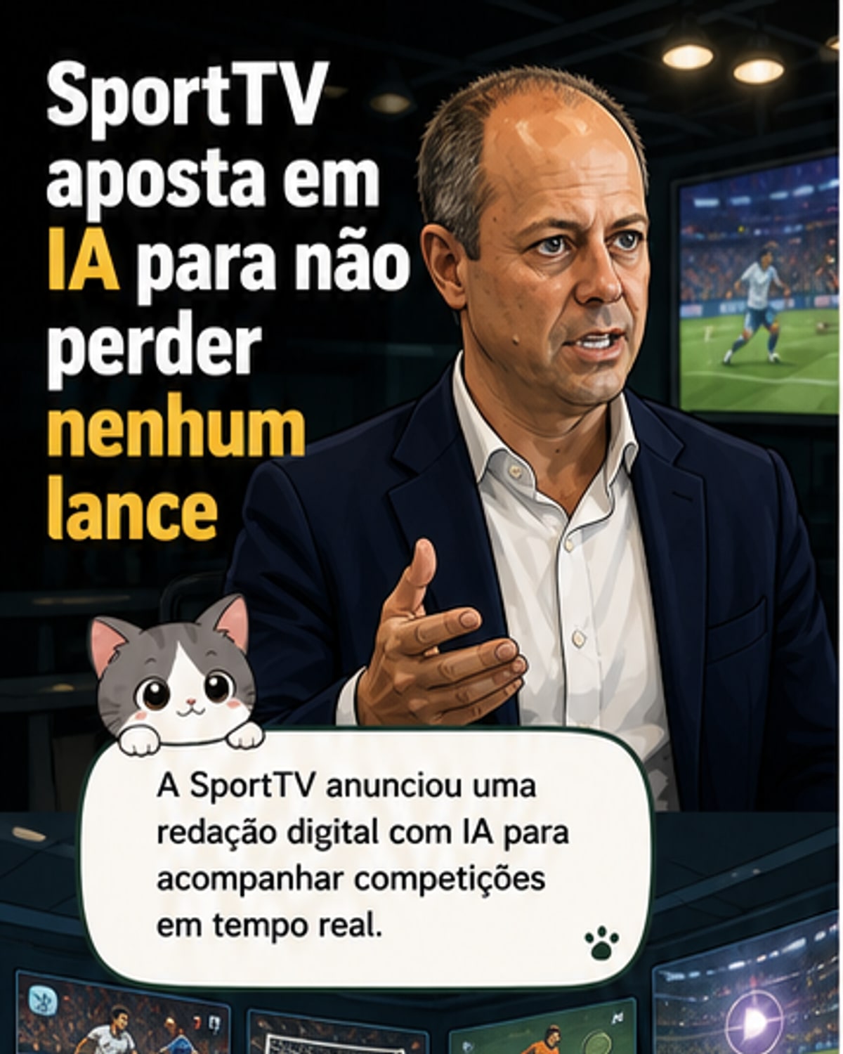 SportTV lança redação com IA