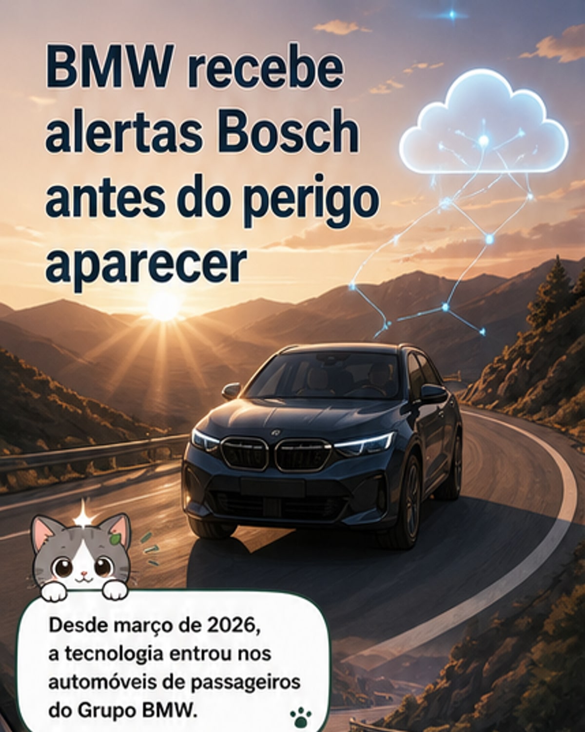 Bosch alerta riscos na estrada antes de os ver
