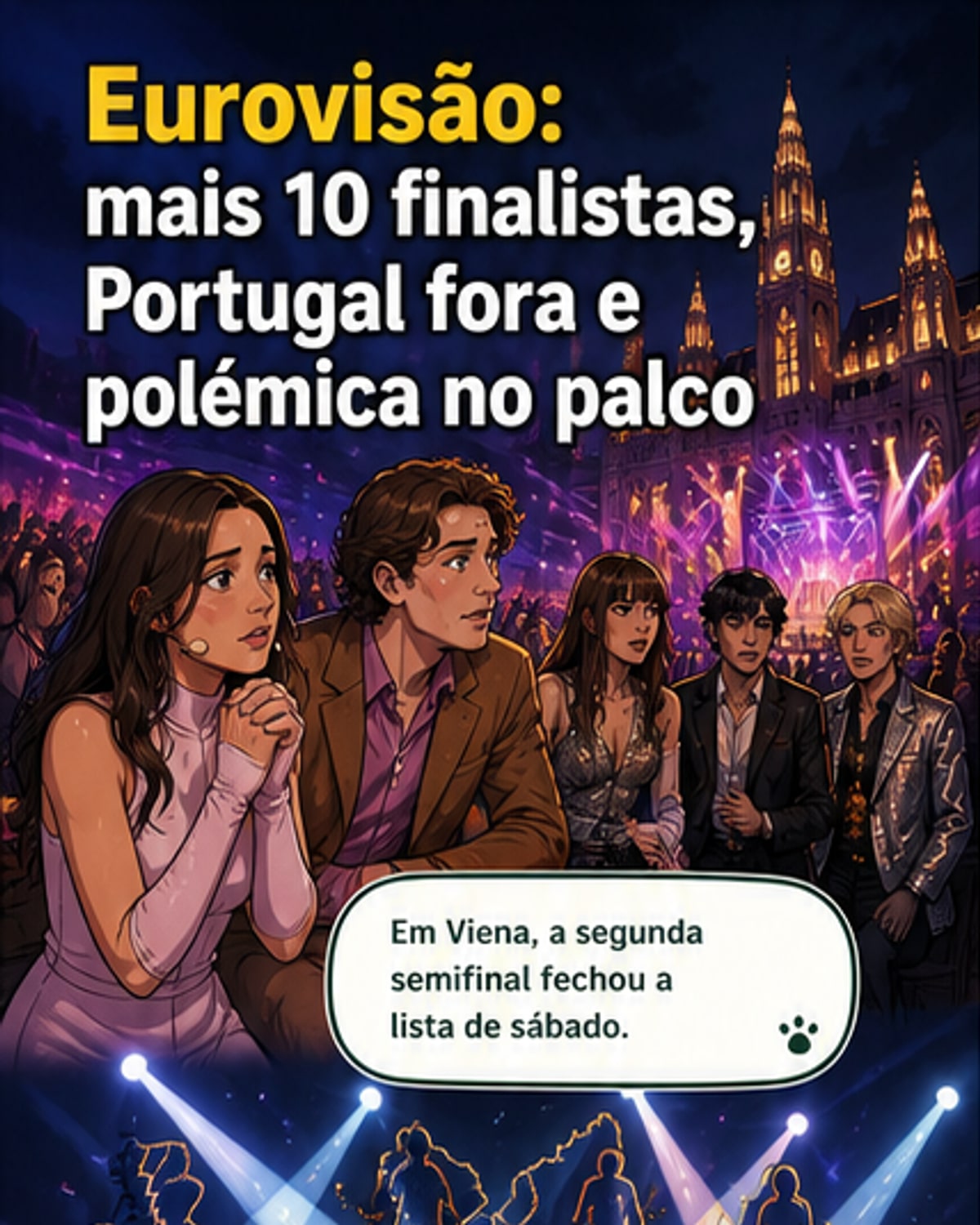Bulgária, Ucrânia, Chipre e Dinamarca na final