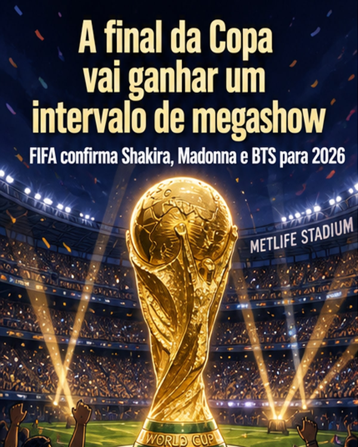 FIFA faz mudança histórica na final de 2026