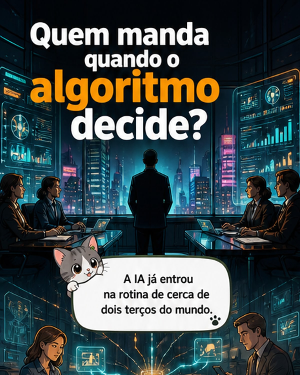 Lideranças enfrentam novo desafio: governar algoritmos