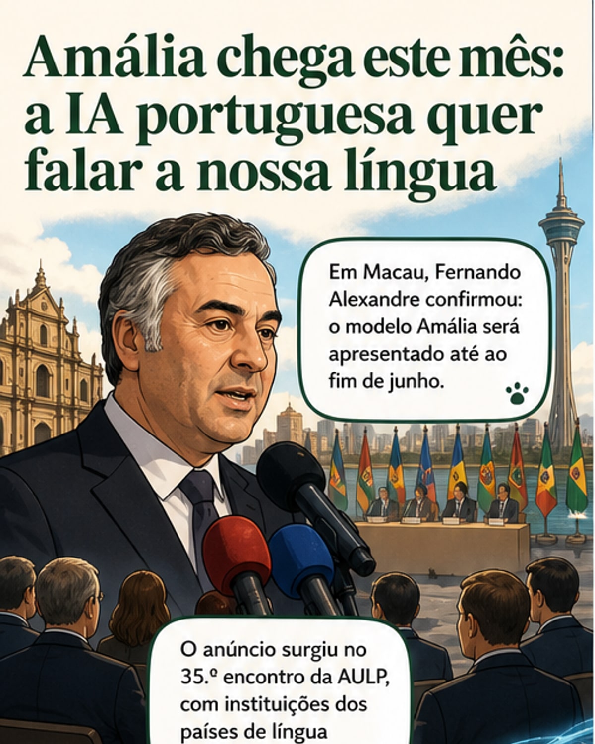 Portugal lança modelo de IA em português