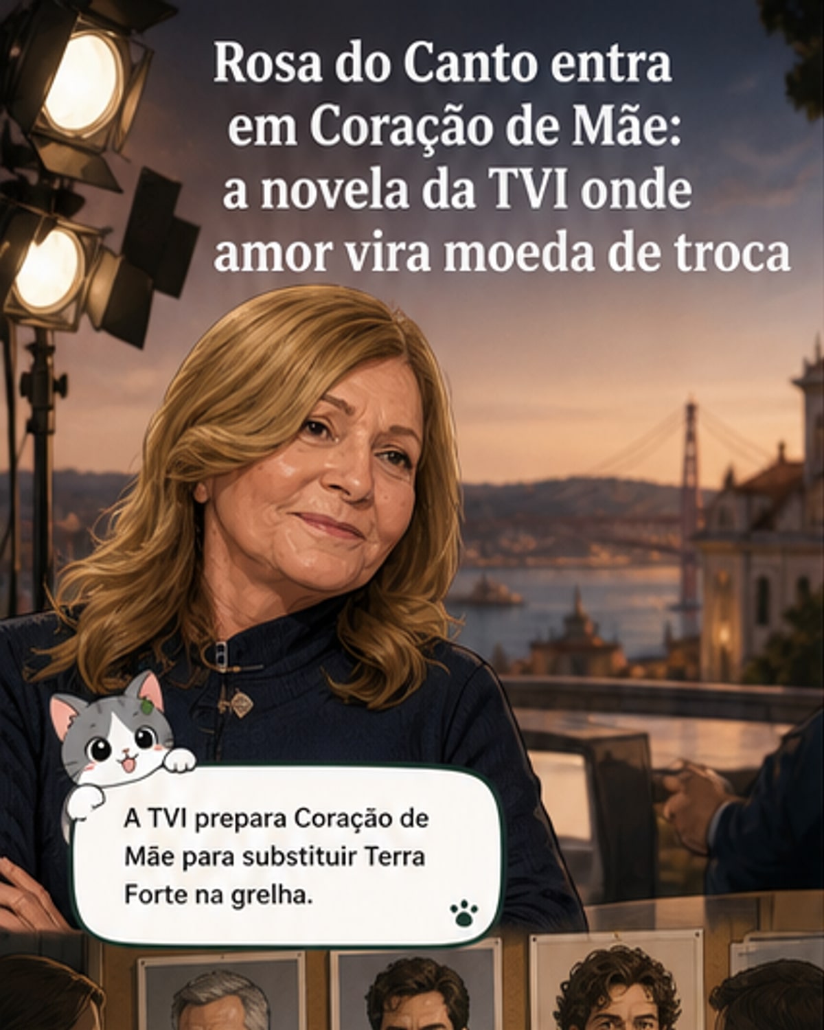 Rosa do Canto entra em 'Coração de Mãe'