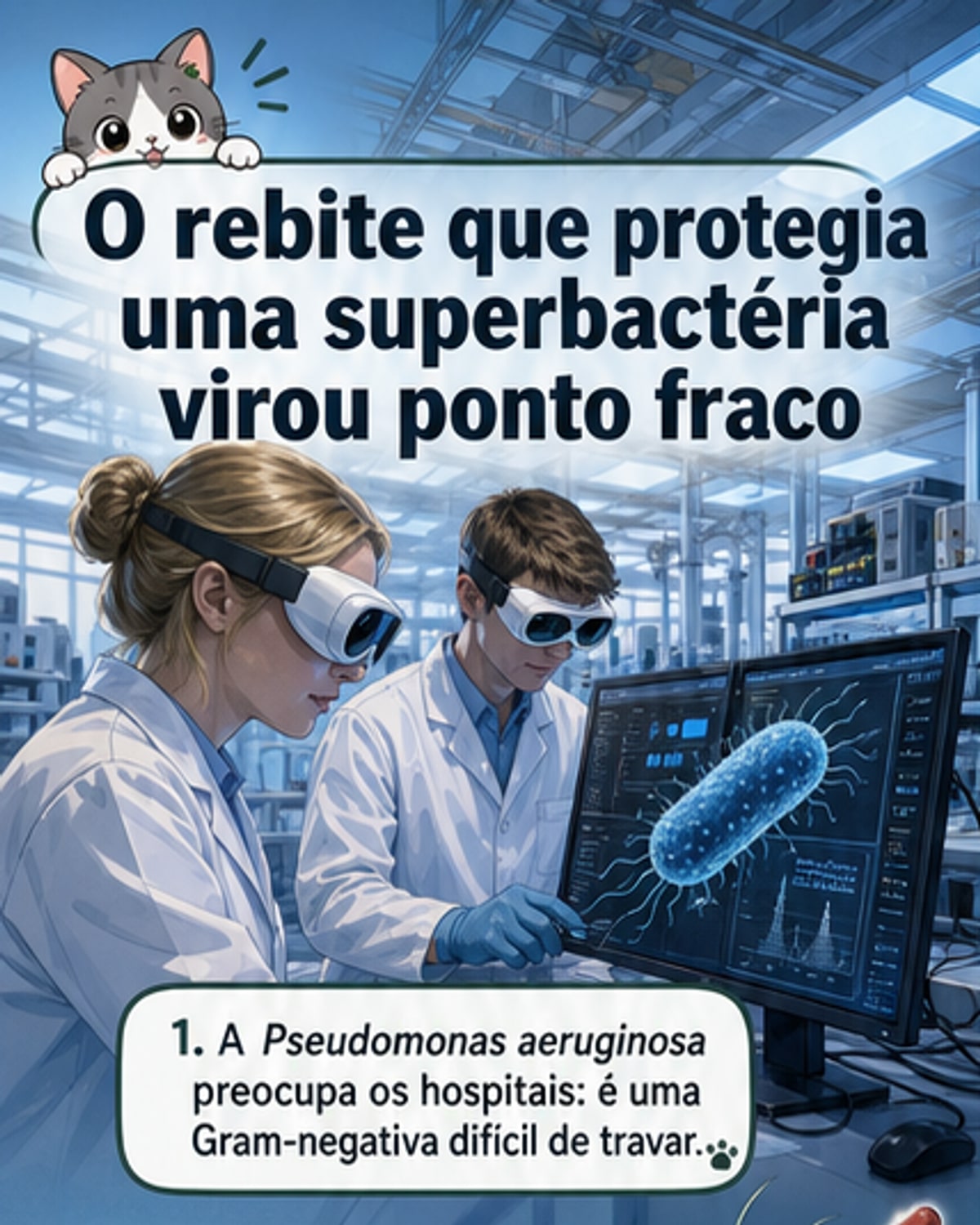 Descoberto ponto fraco de superbactéria