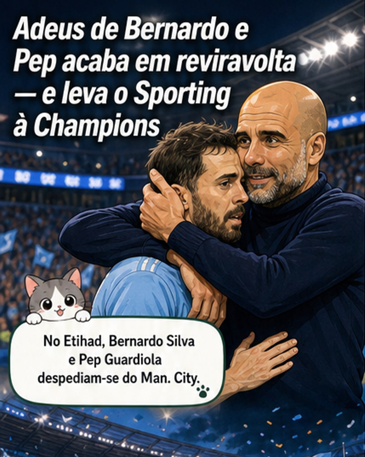 Adeus de emoção no Etihad