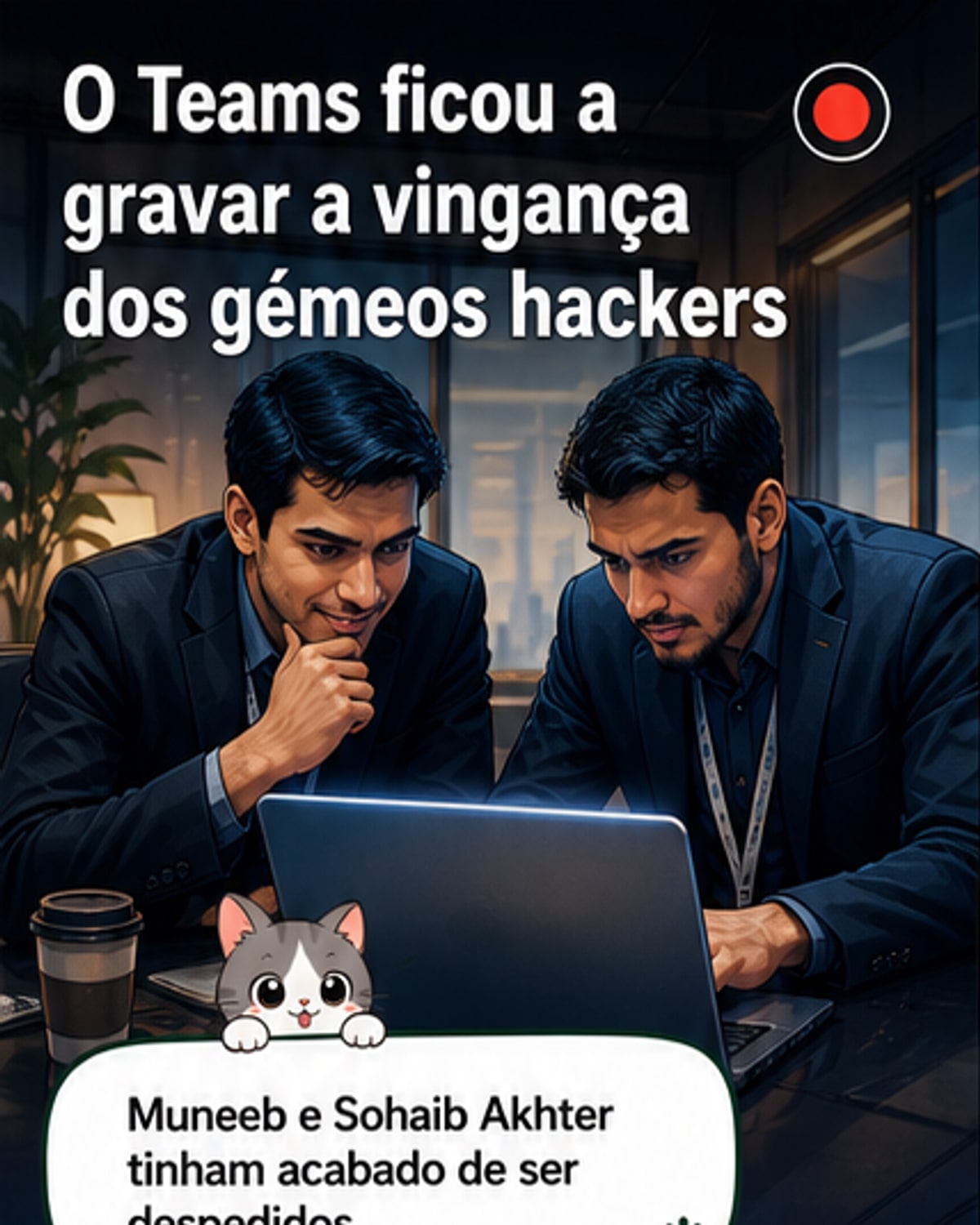 Gravação do Teams expôs plano de hackers