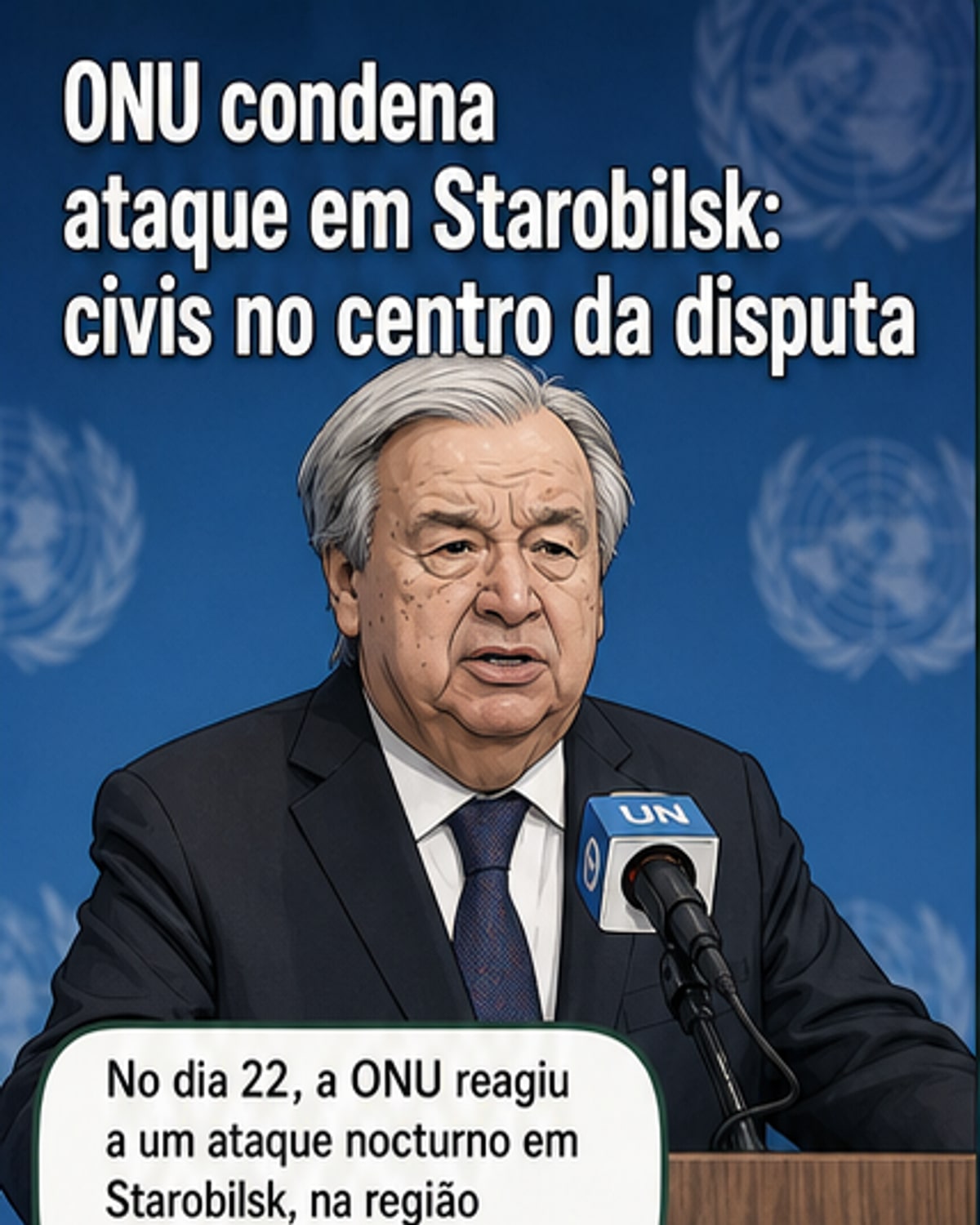 Guterres condena ataque a dormitório na Ucrânia