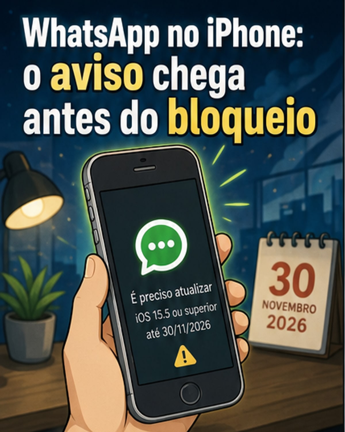 WhatsApp abandona iPhones antigos