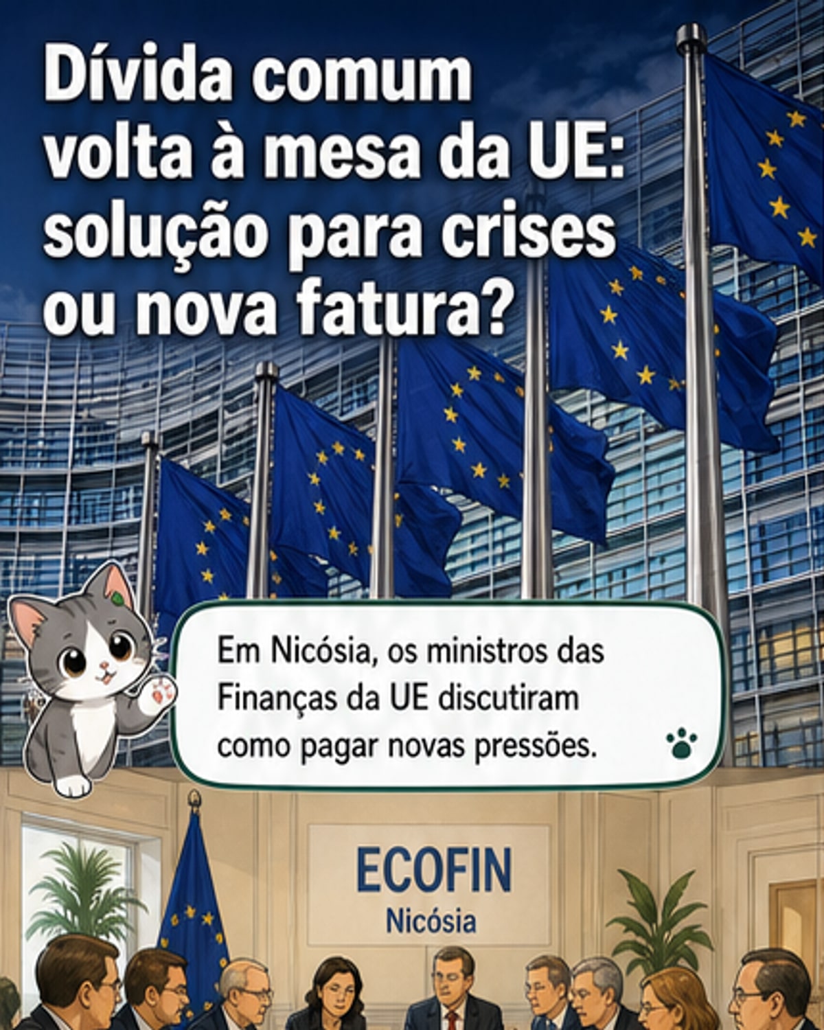 UE considera nova dívida comum para futuras crises