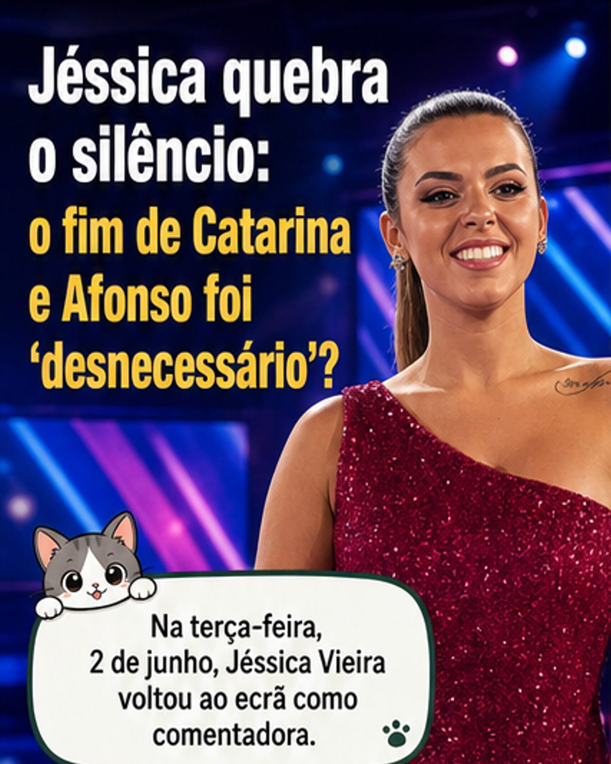 Jéssica Vieira quebra silêncio sobre fim do casal