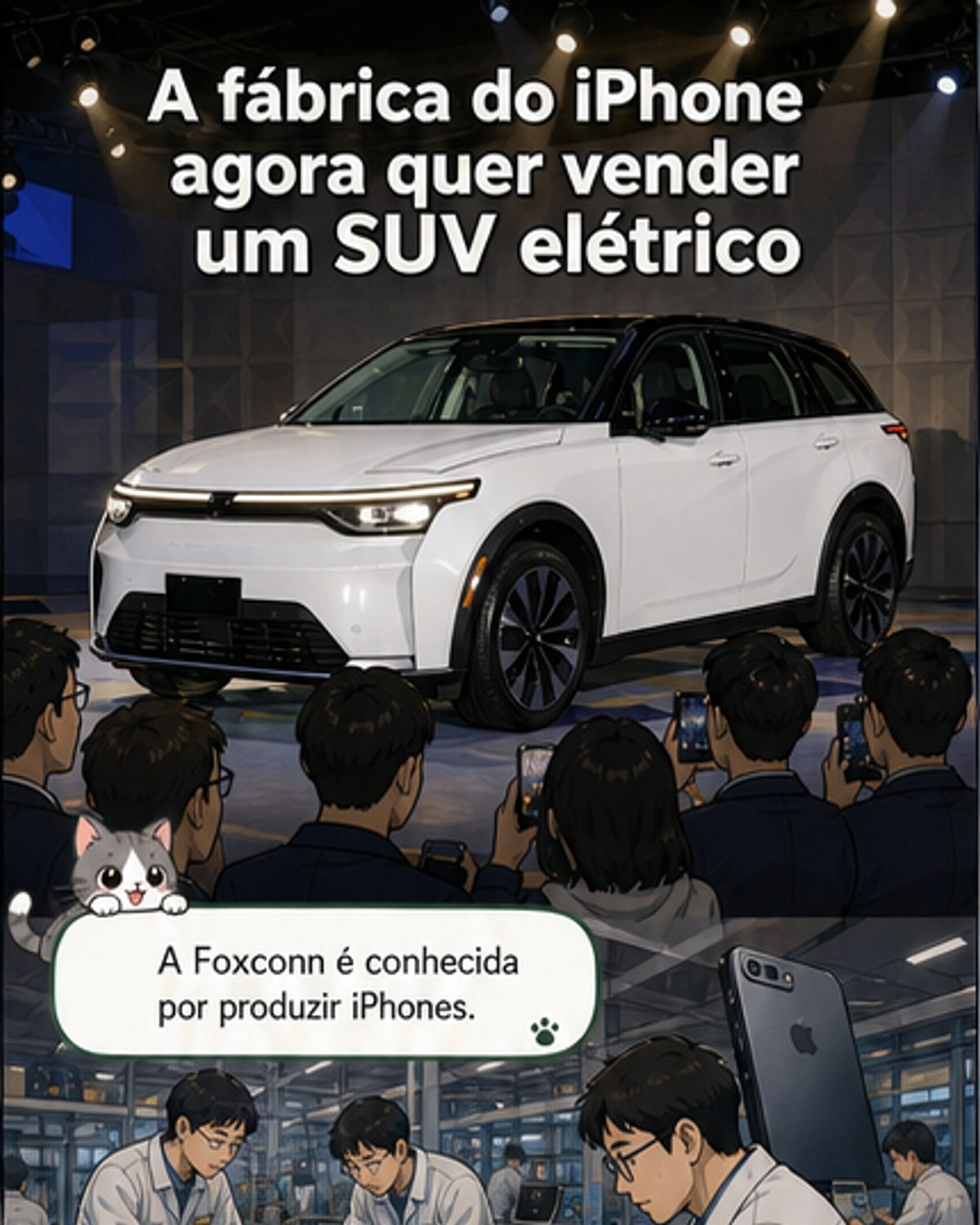 Foxconn entra a fundo nos SUVs elétricos