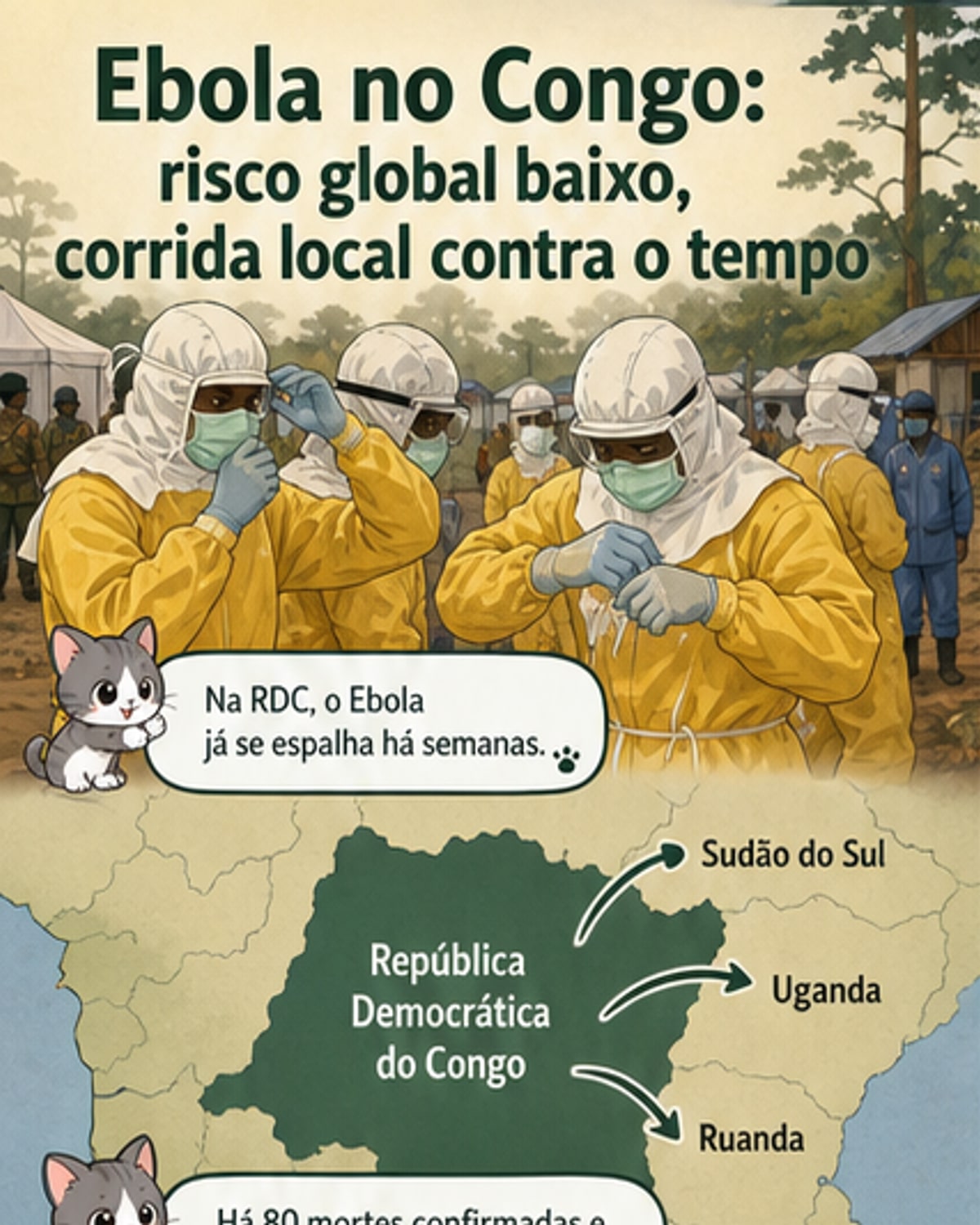 Surto de Ebola no Congo preocupa
