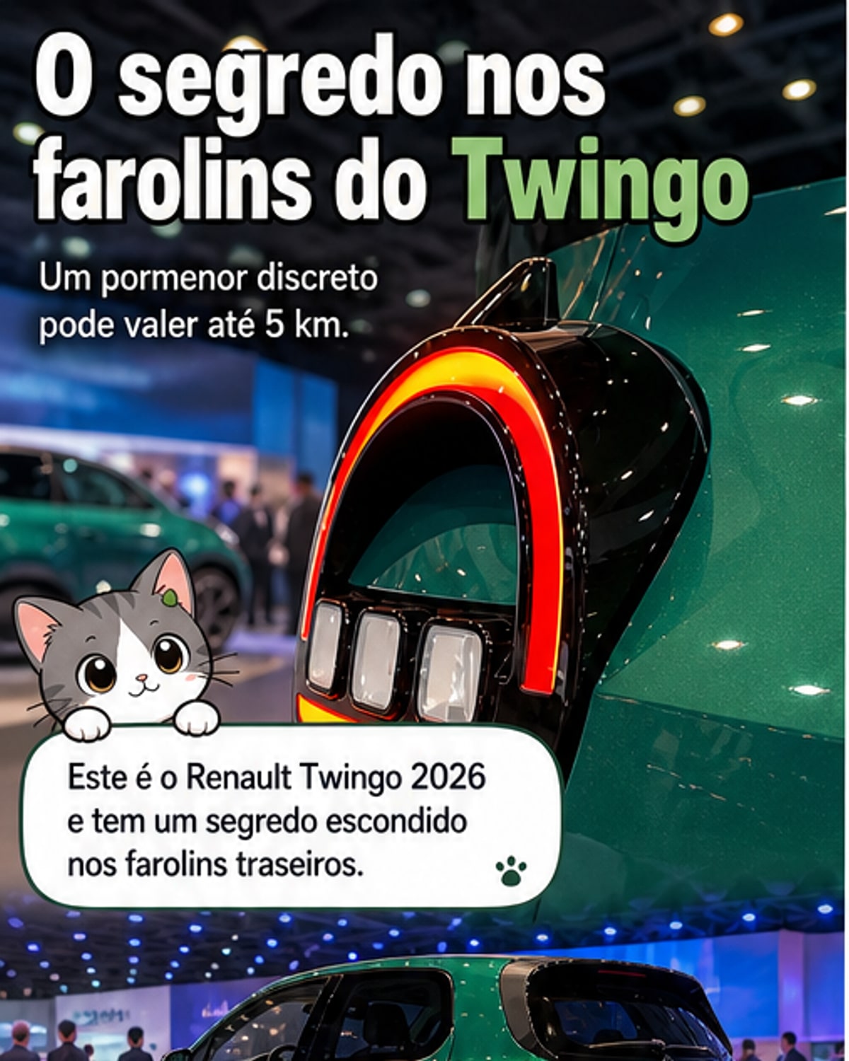 Twingo 2026 tem detalhe escondido que aumenta autonomia