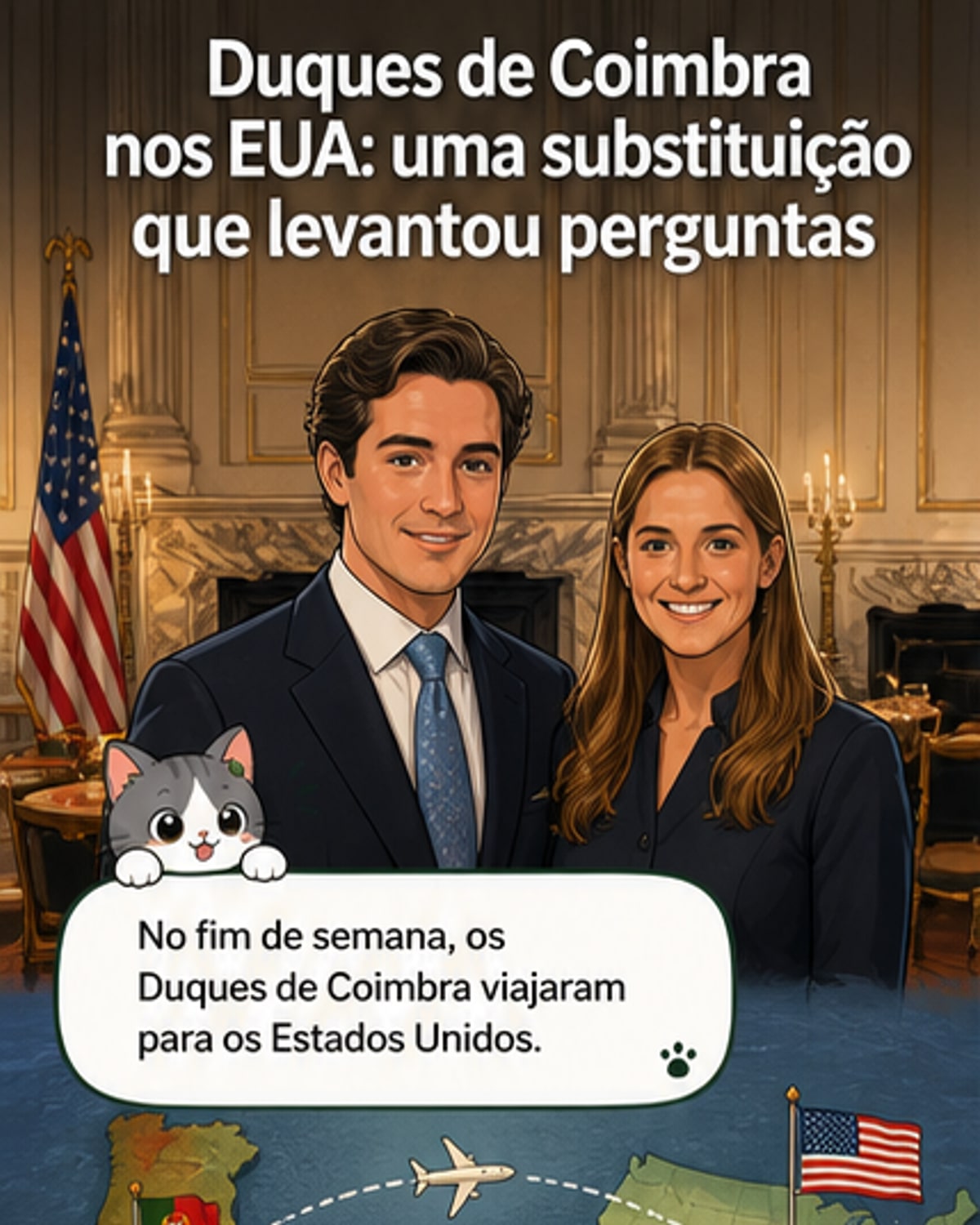 Duques de Coimbra em evento nos EUA