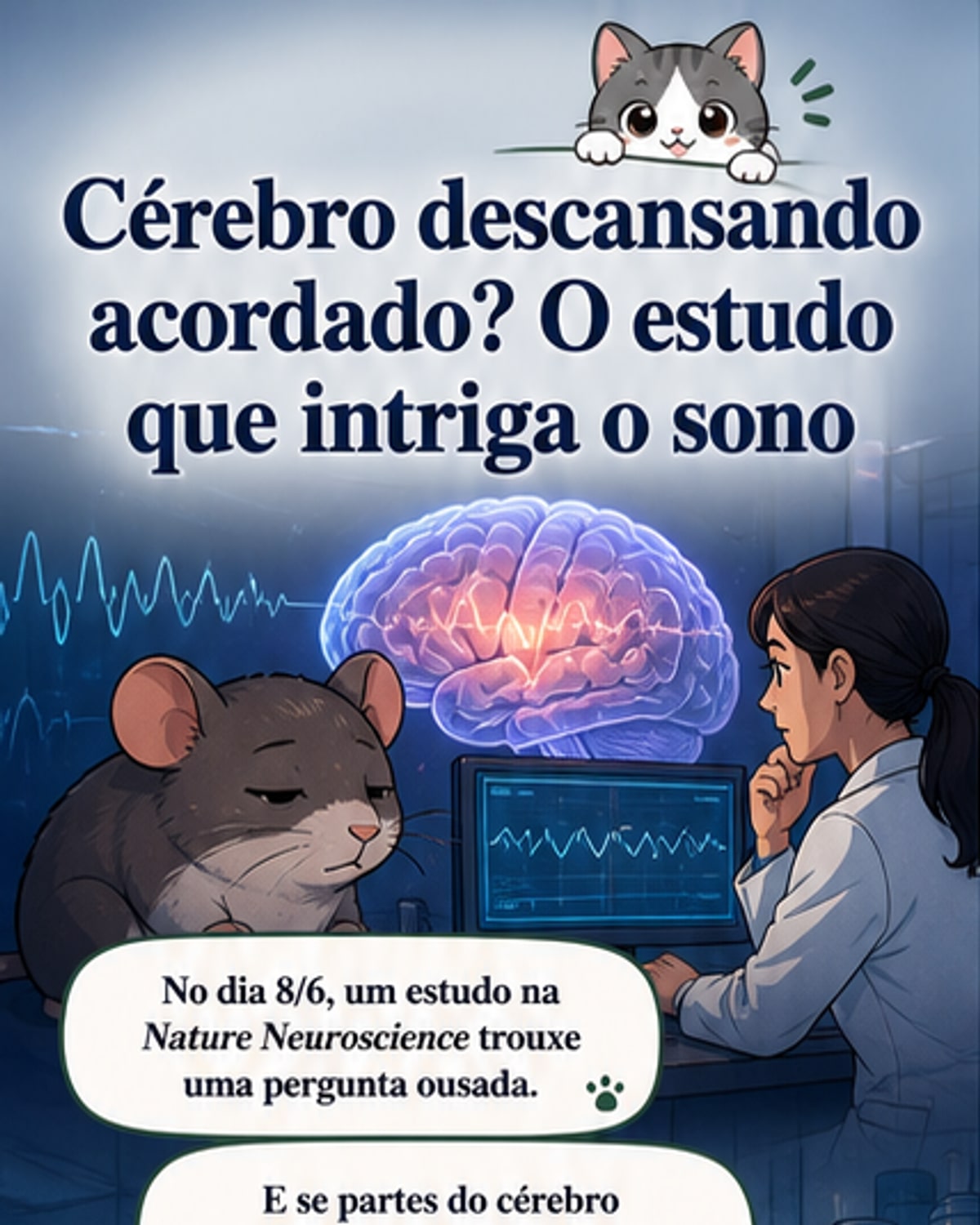 Cérebro pode descansar sem dormir?