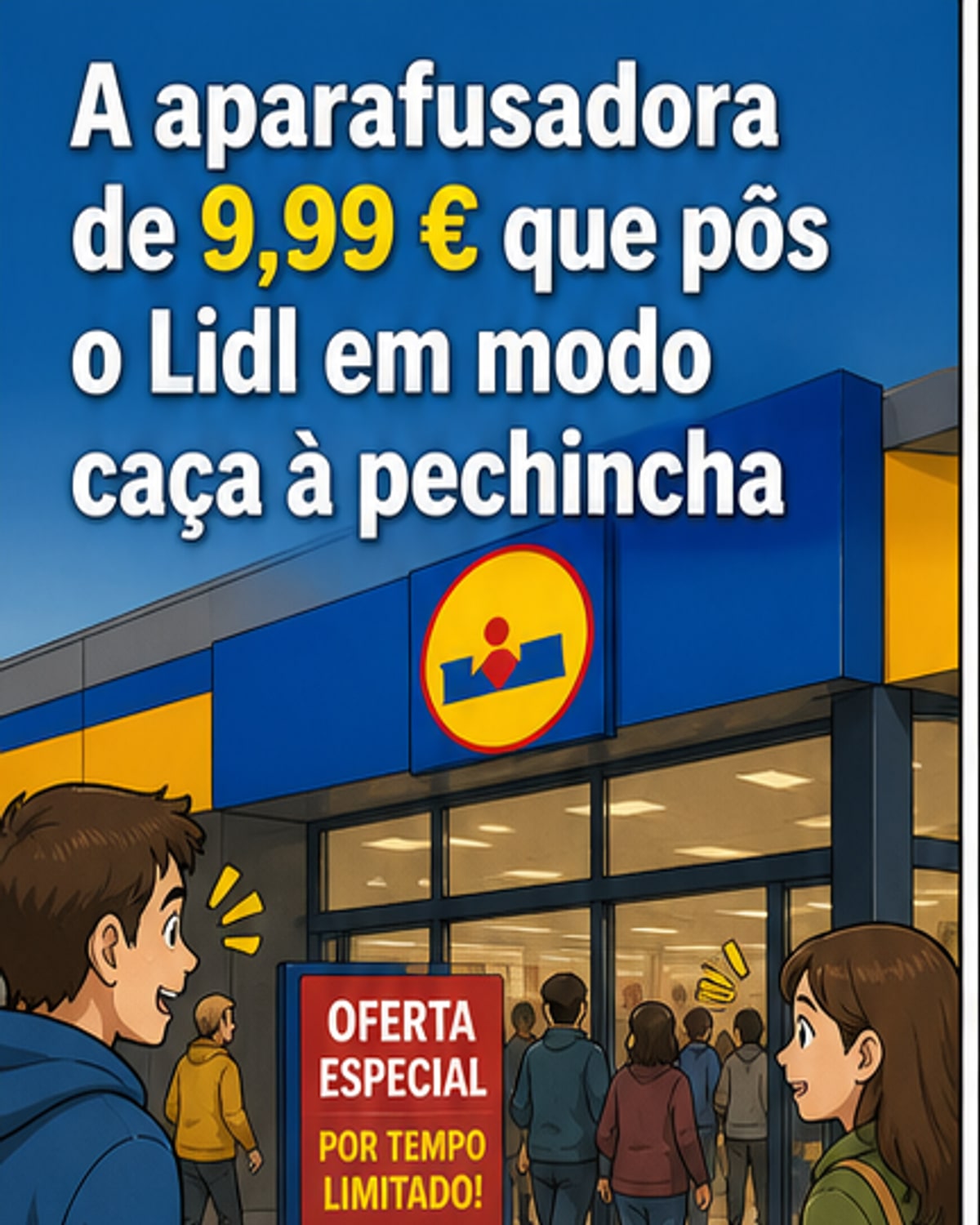 Lidl lança aparafusadora por menos de 10€