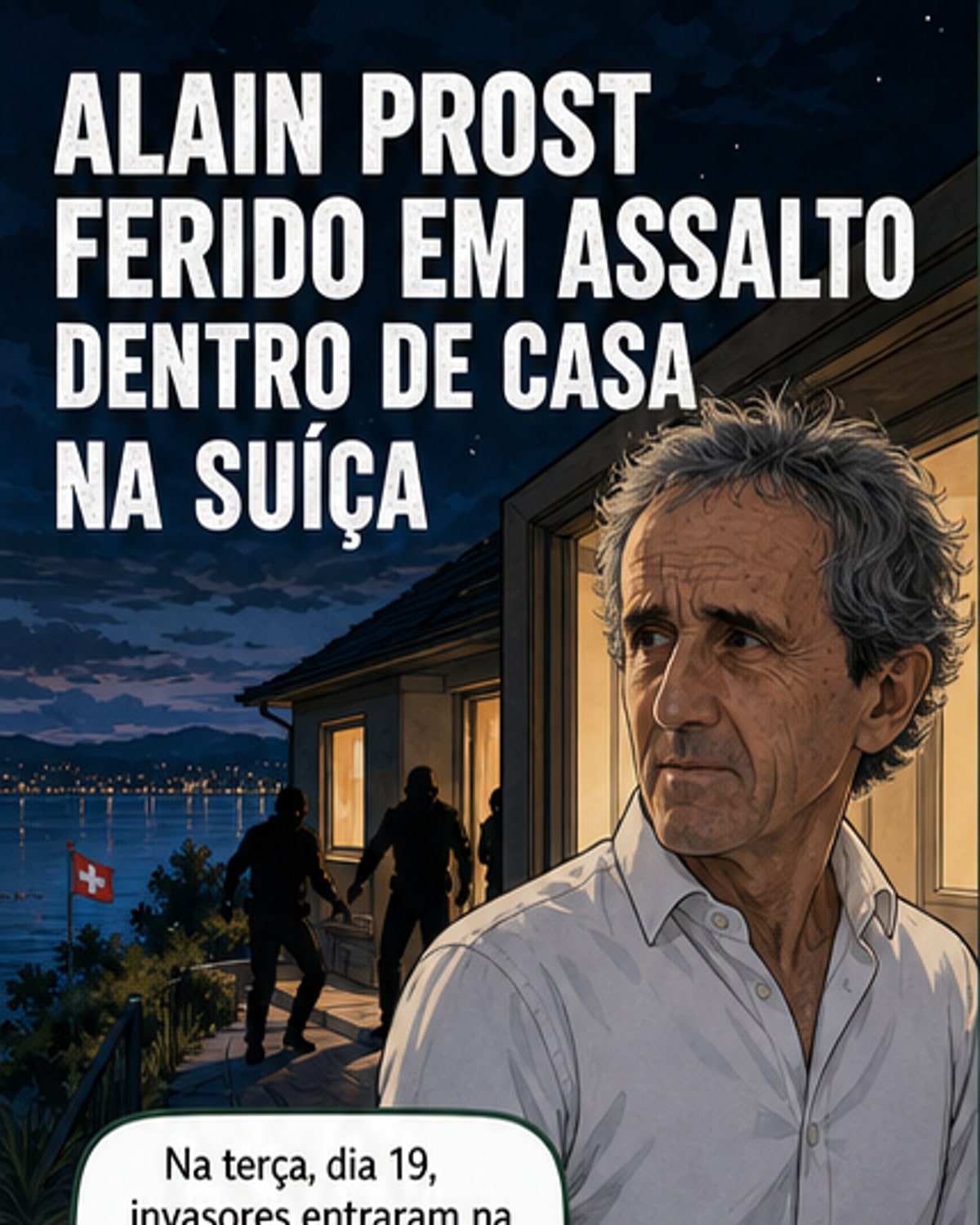 Ex-piloto Alain Prost assaltado em casa