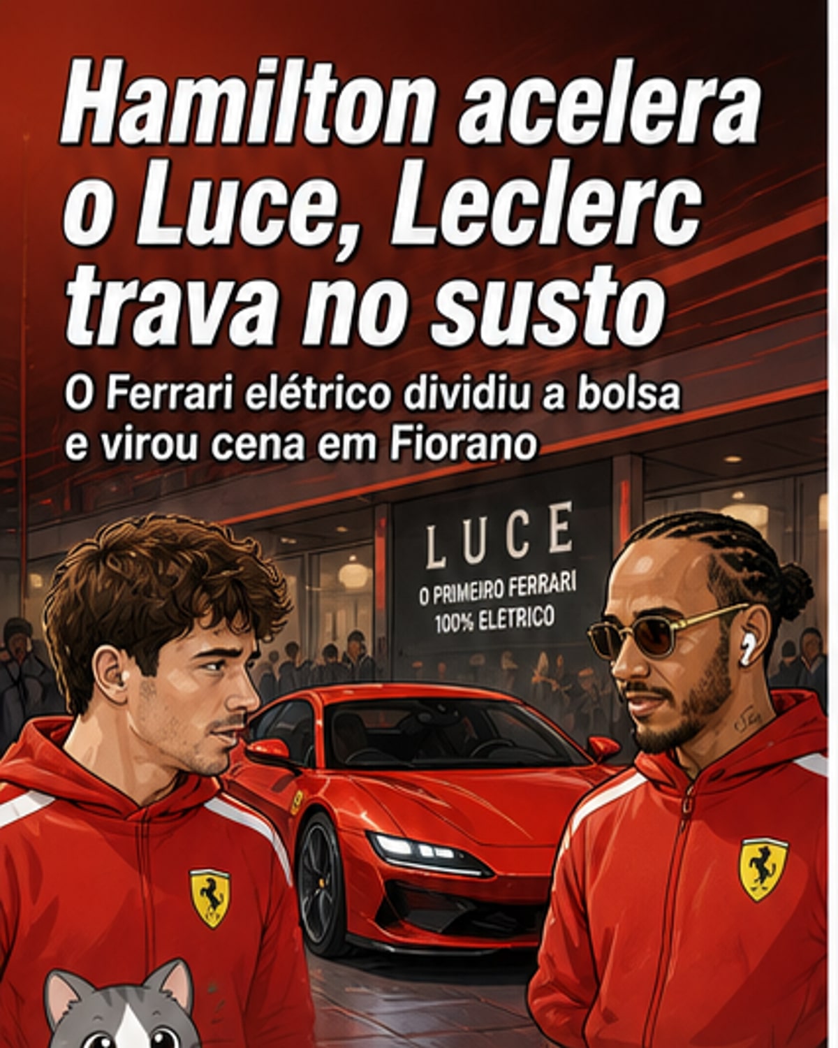 Ferrari Luce assusta mercado e colega de equipe