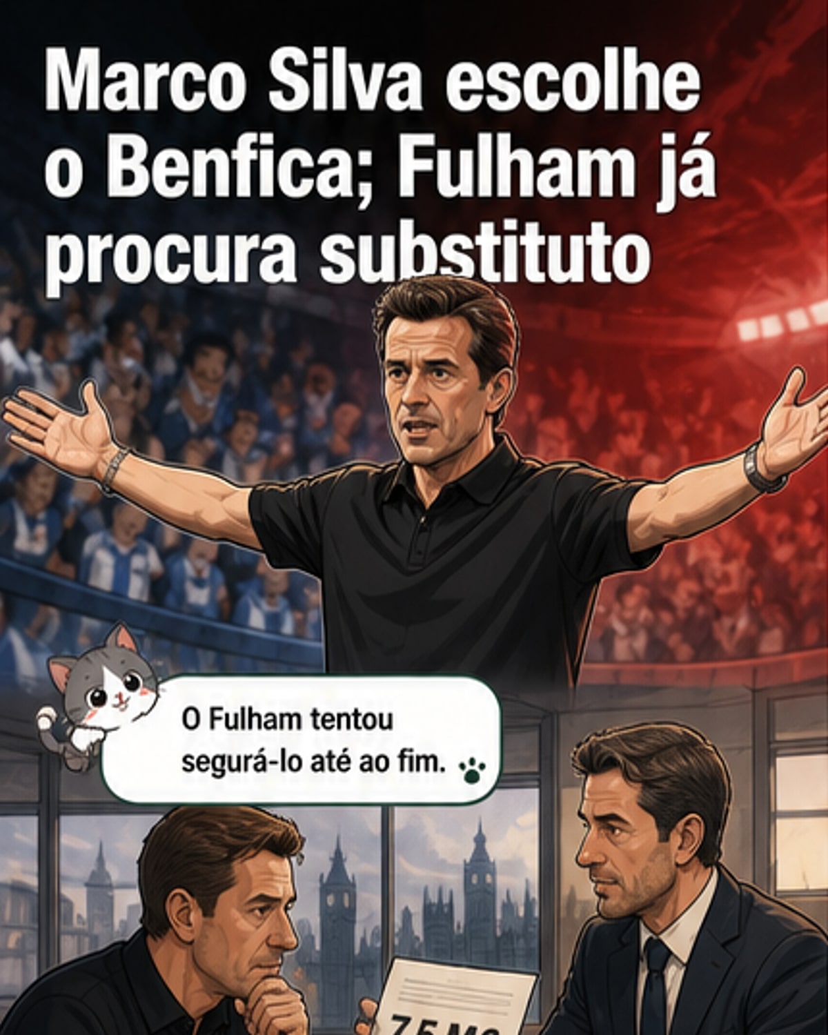 Benfica 'rouba' Marco Silva ao Fulham