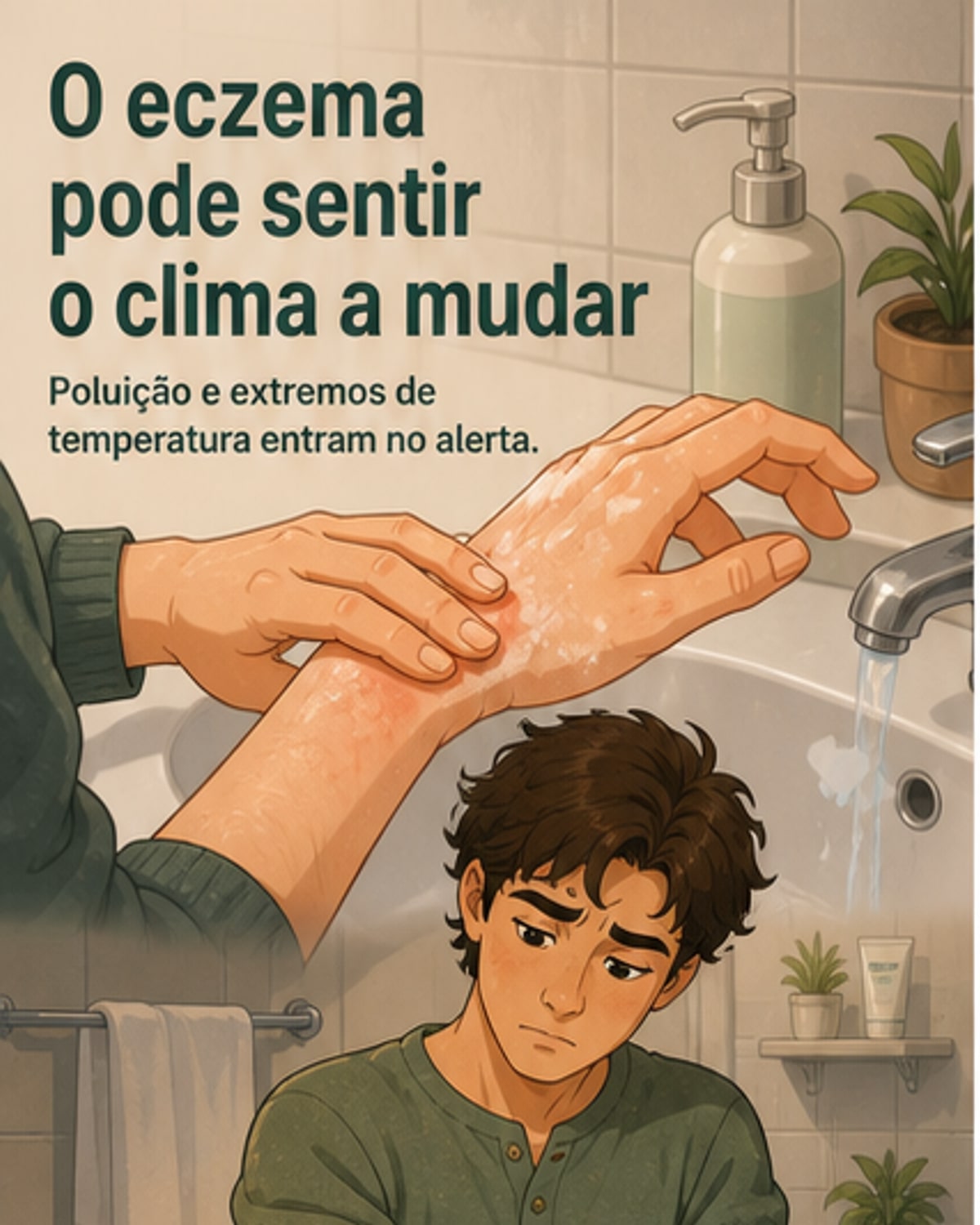 Mudanças climáticas pioram eczema