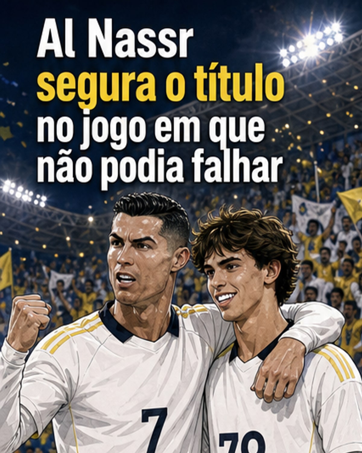 CR7 finalmente campeão na Arábia
