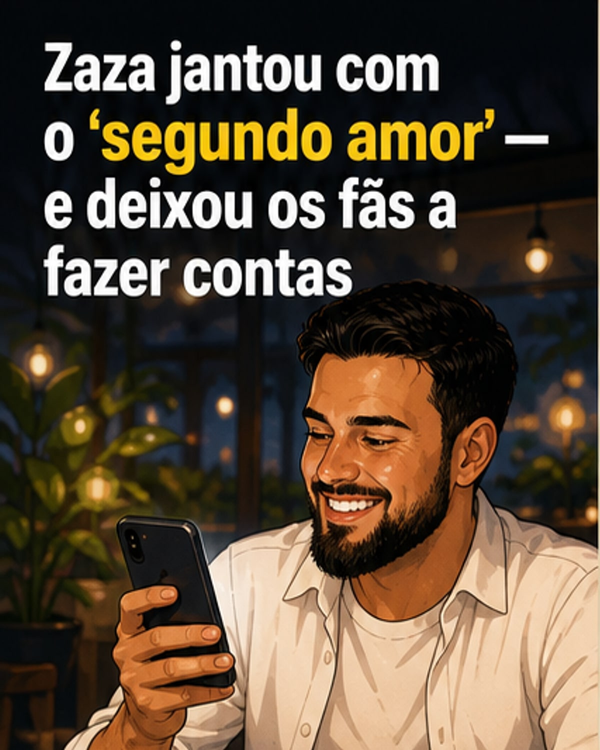 Zaza revela 'segundo amor da vida'