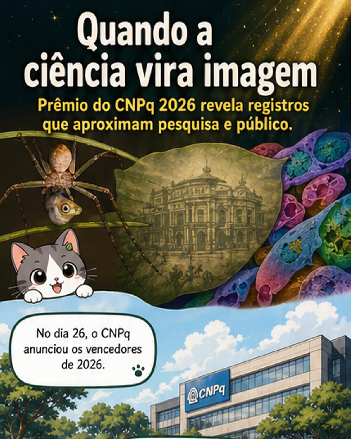 Fotos que mostram a ciência de perto