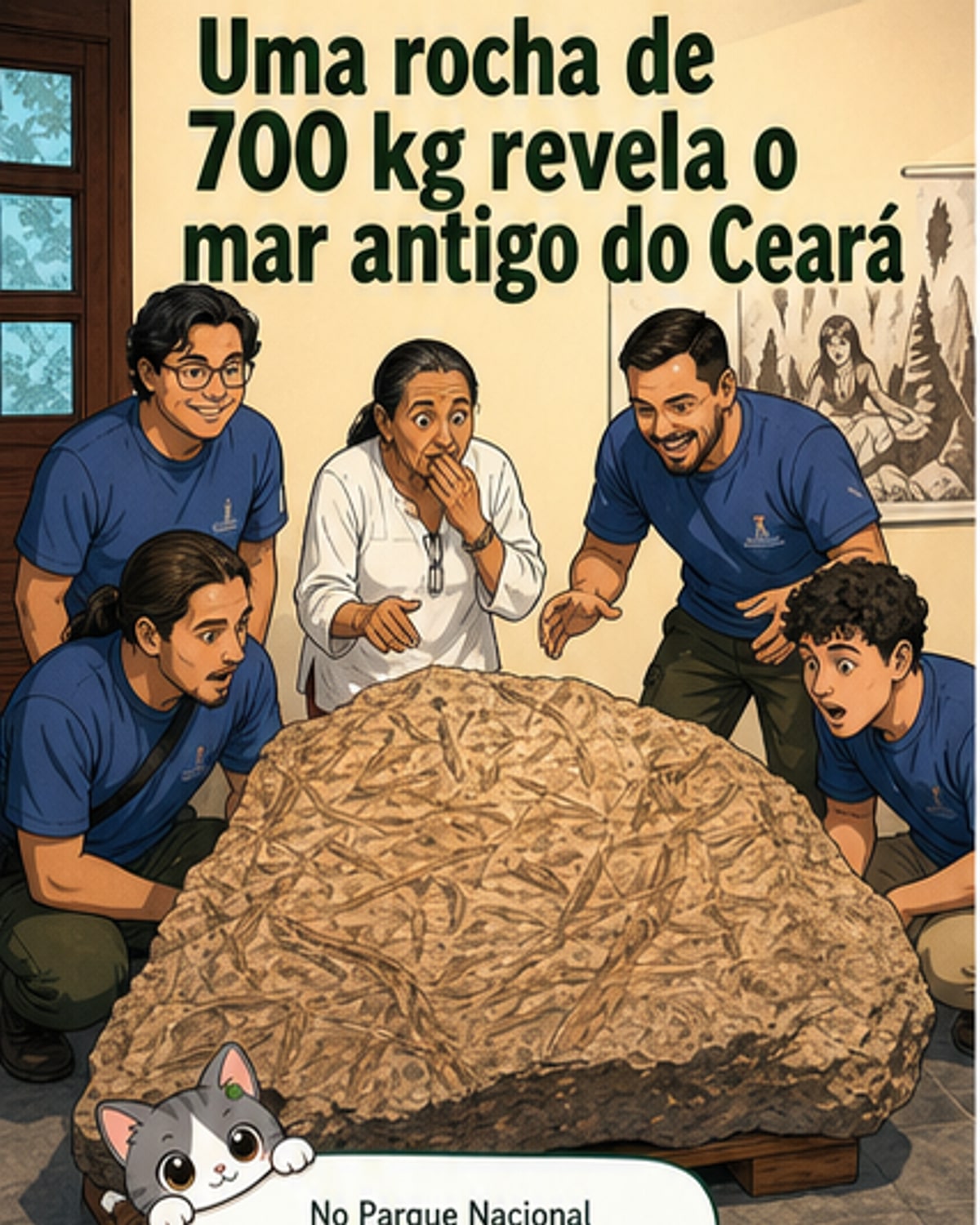 Fóssil no Ceará revela mar de 430 mi de anos