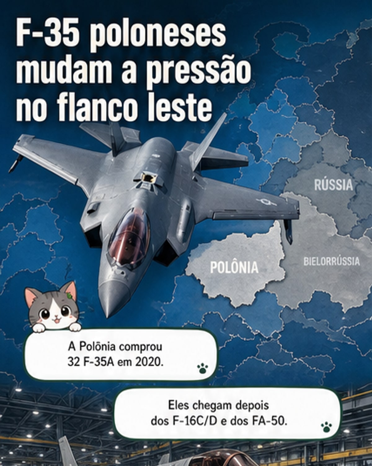 Rússia sob pressão com F-35 na Europa