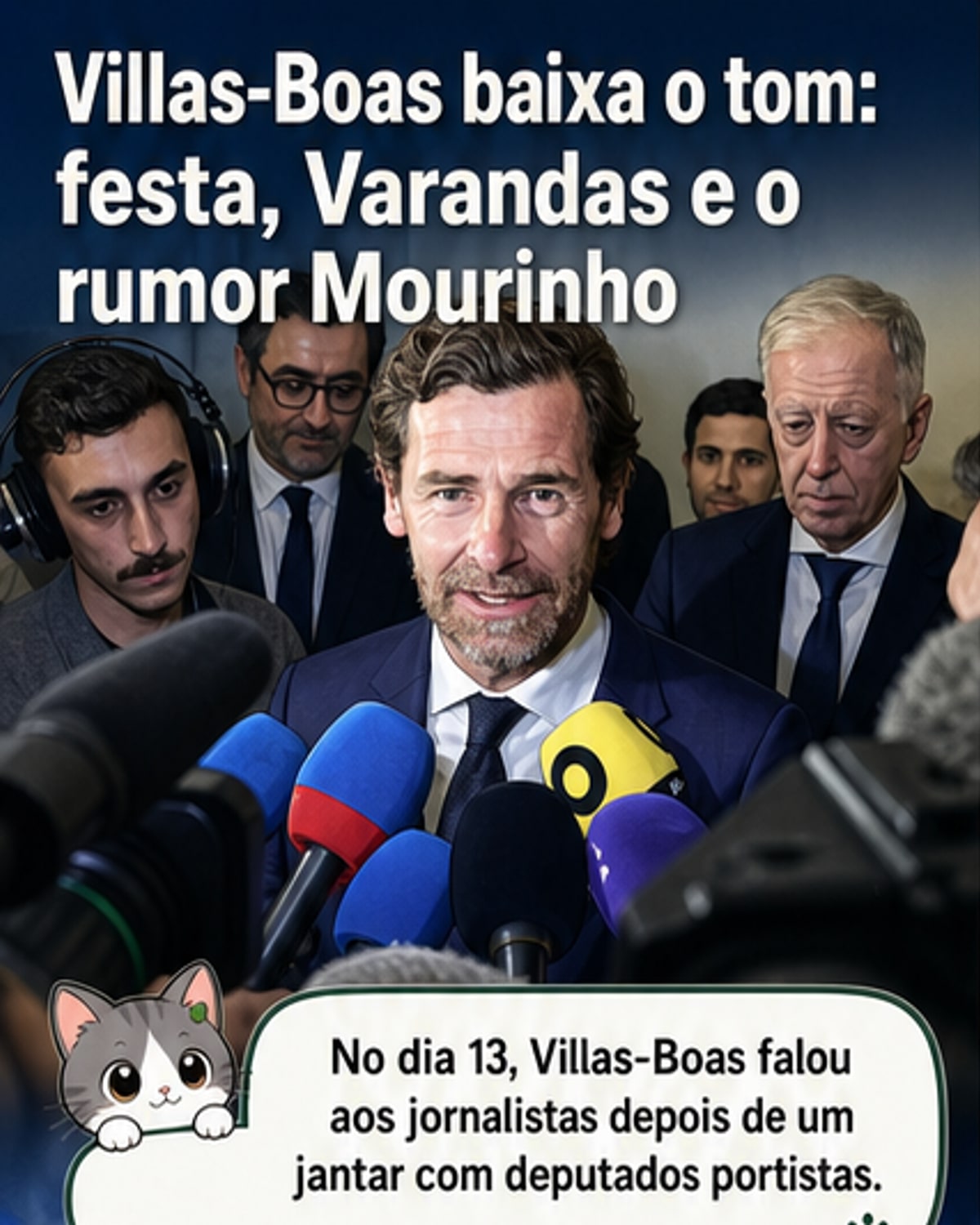 Villas-Boas comenta rumores de Mourinho no Real